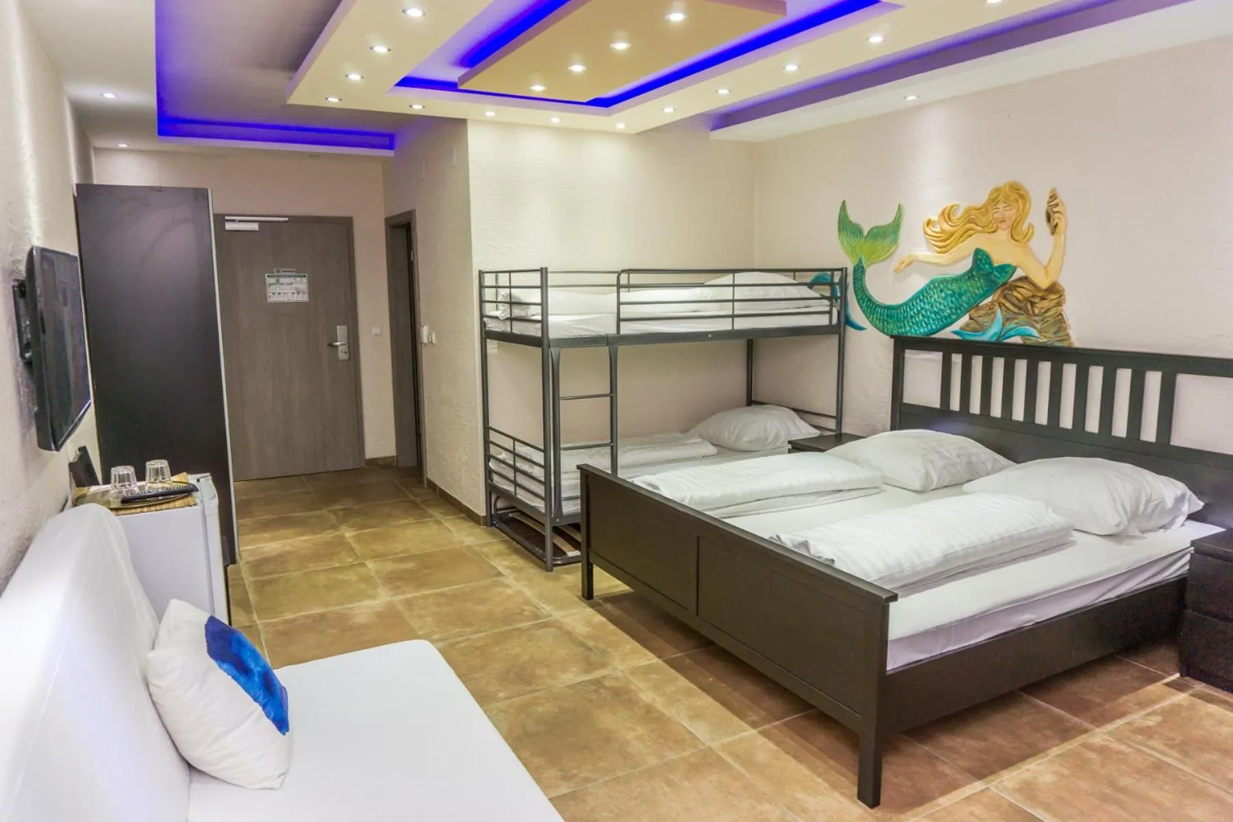 Bed in Hotel Babylon am Europa-Park