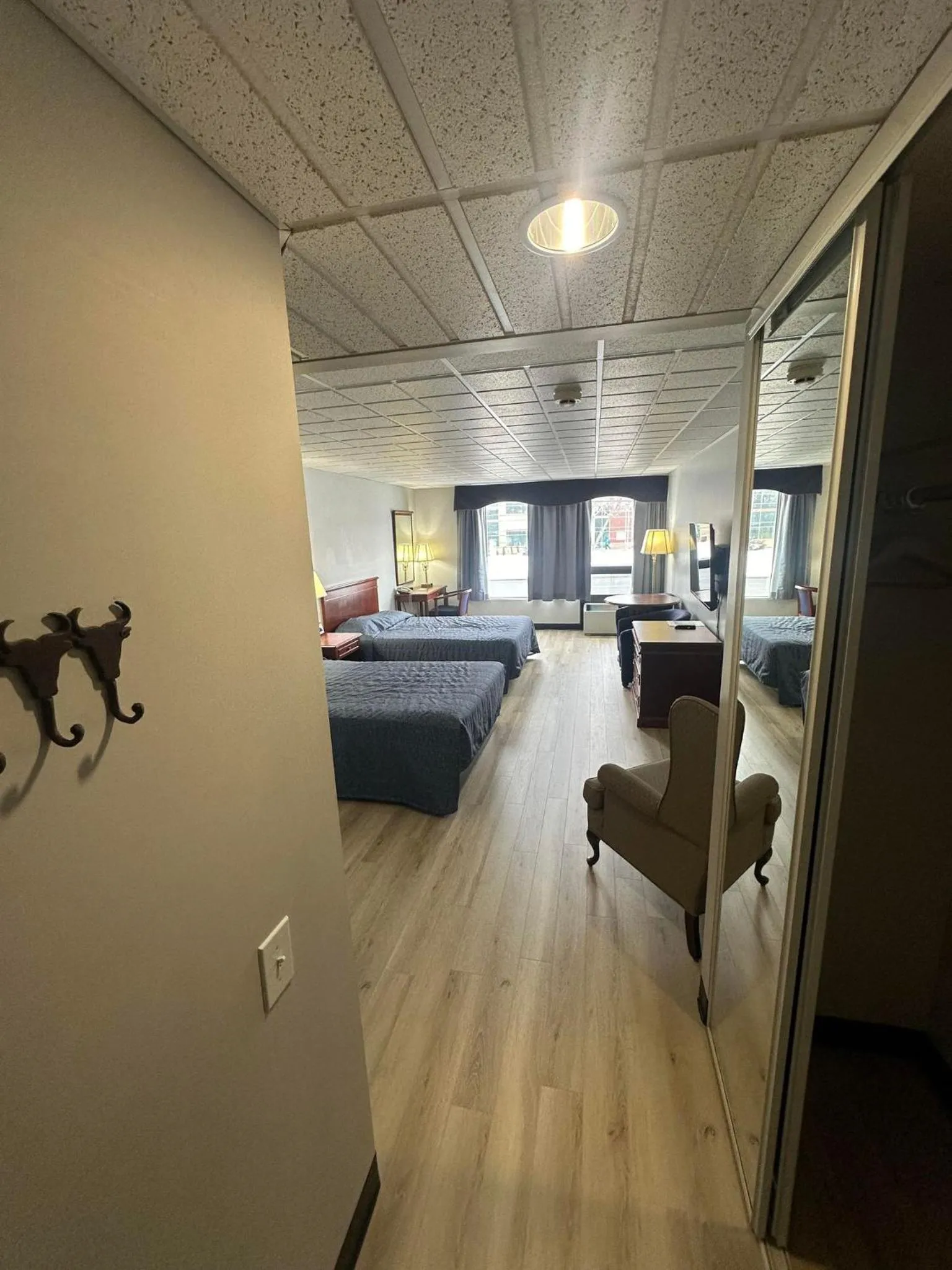 Bed in Hôtel Motel Le Voyageur