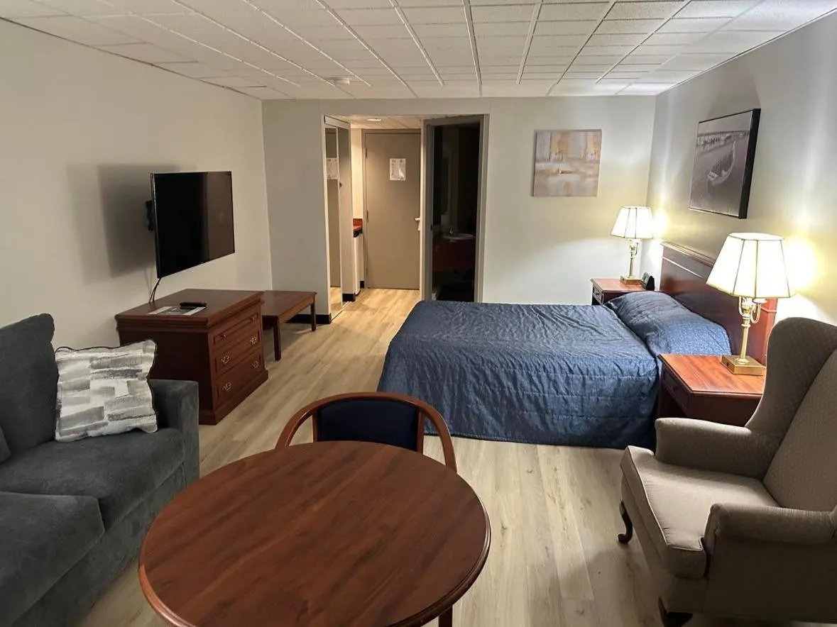 Bed in Hôtel Motel Le Voyageur