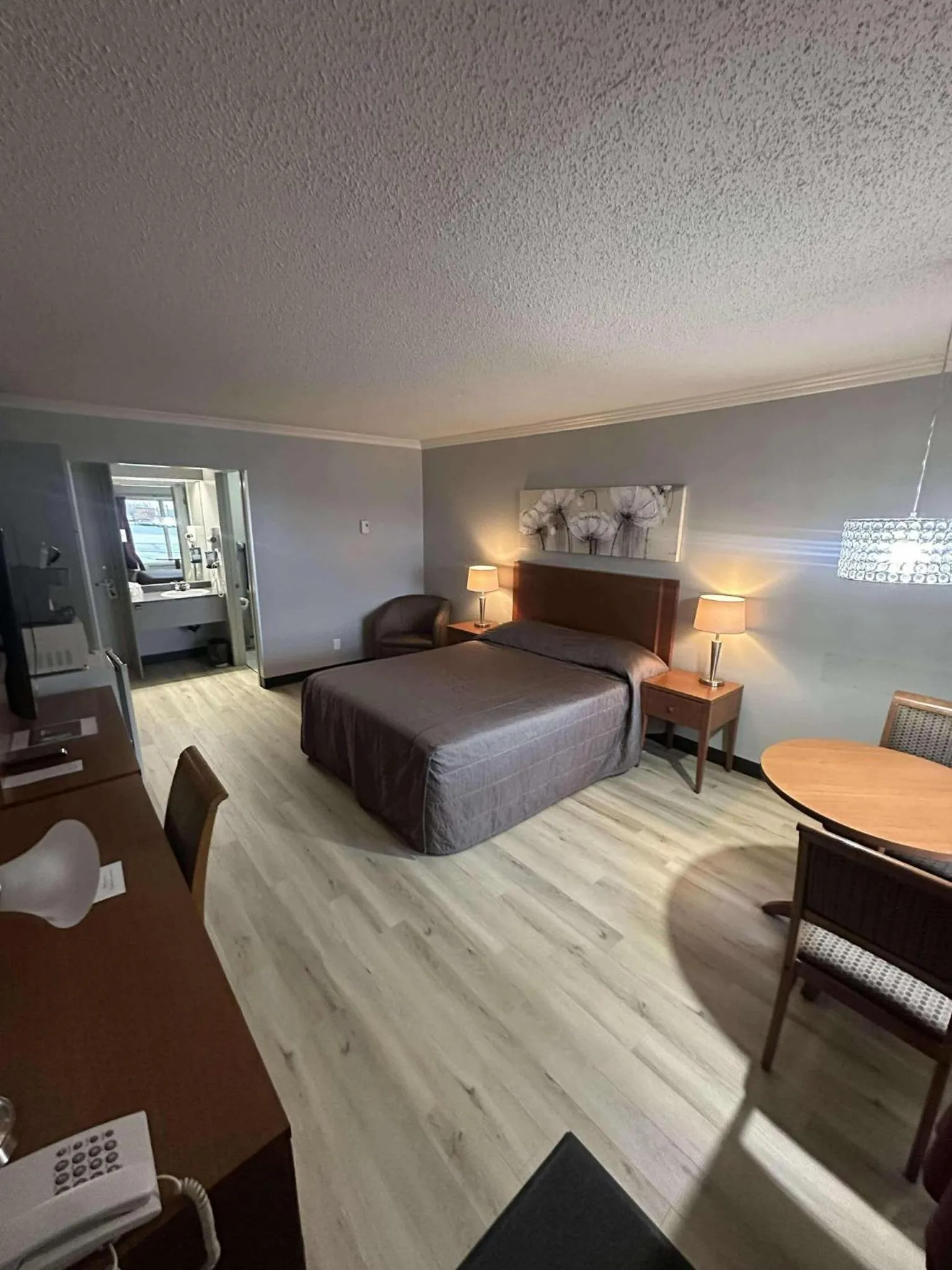 Bed in Hôtel Motel Le Voyageur