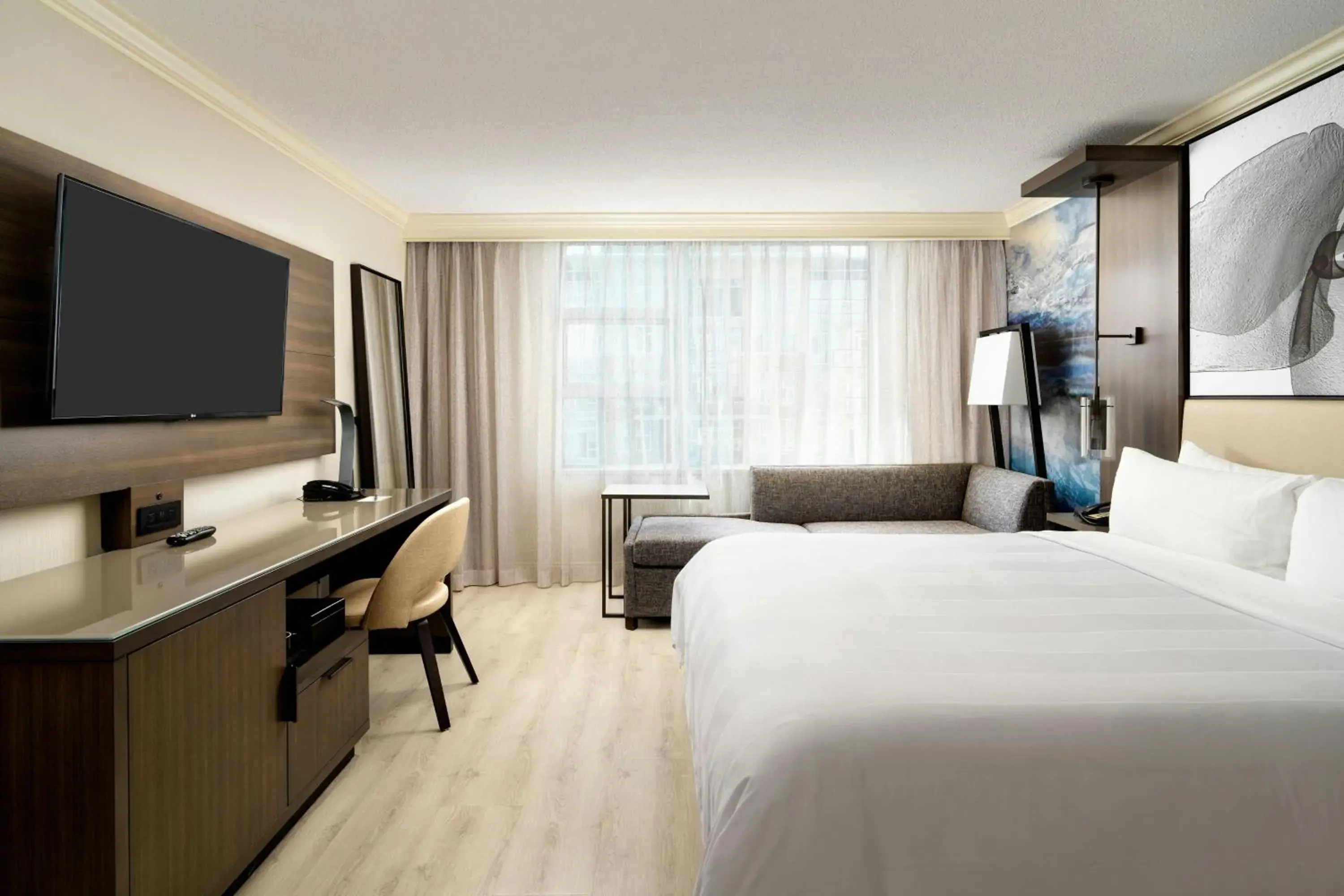 Room, 1 King Bed, Nonsmoking in Victoria Marriott Inner Harbour Room, 1 King Bed, Nonsmoking in Victoria Marriott Inner Harbour