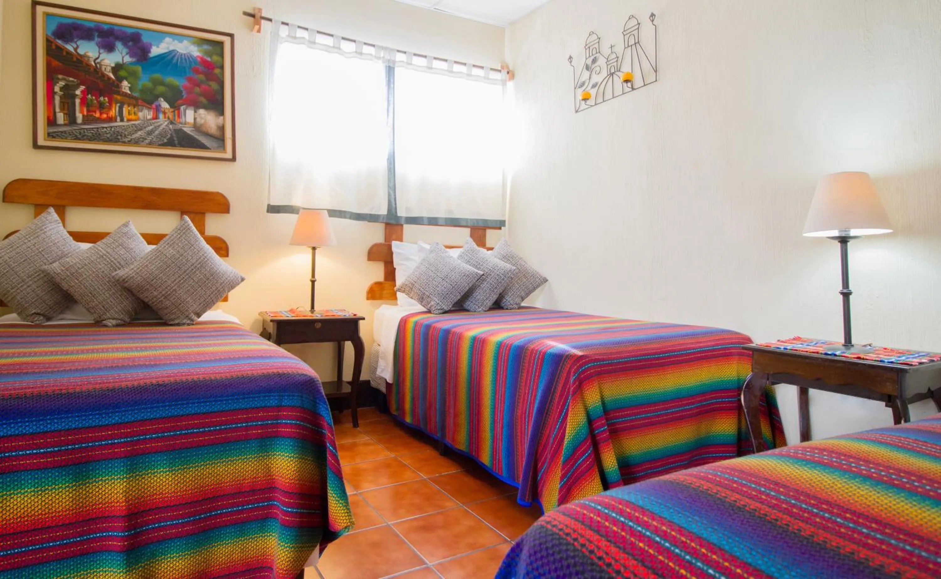 Bed in Posada Doña Luisa