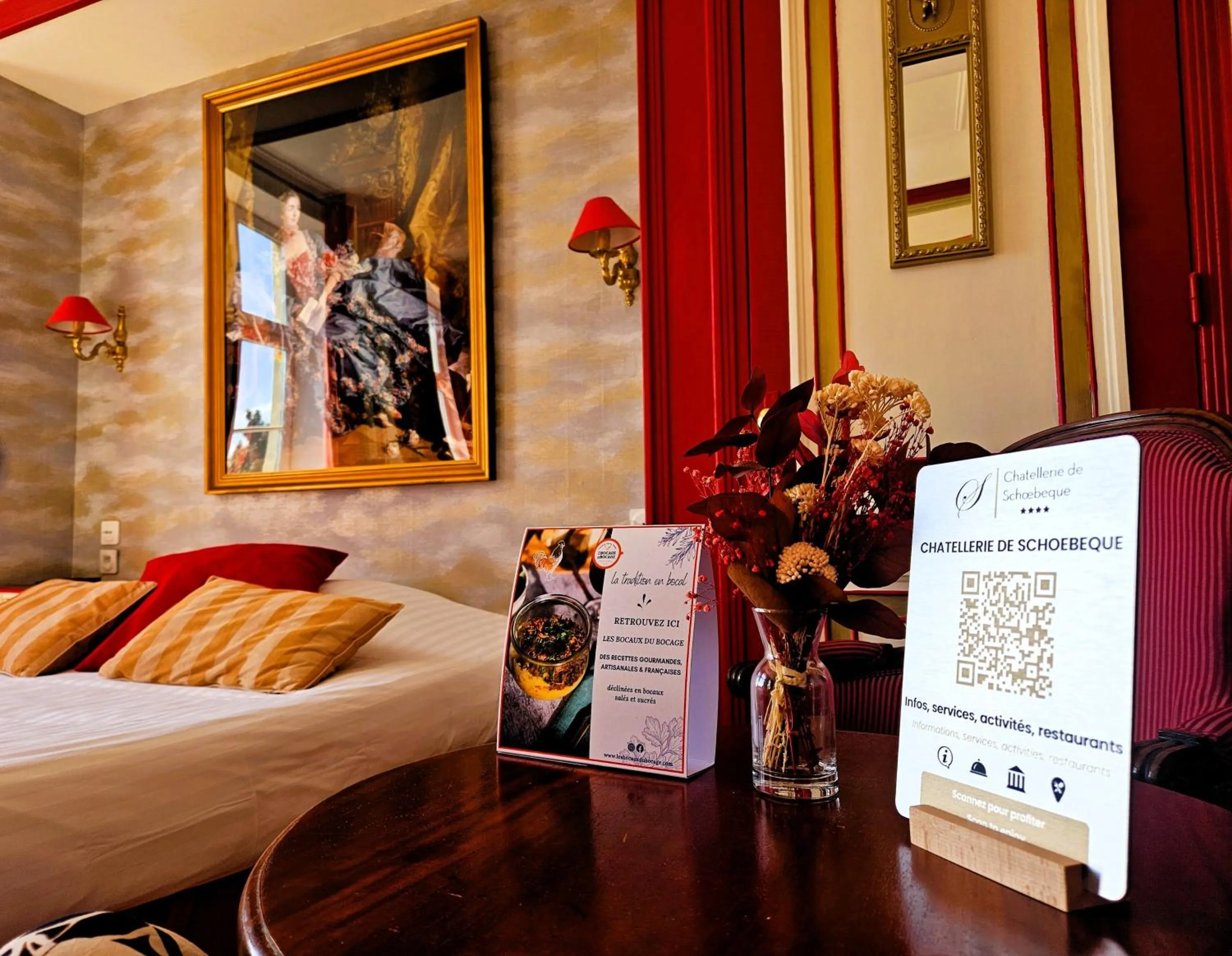 Food close-up, Bed in Châtellerie De Schoebeque