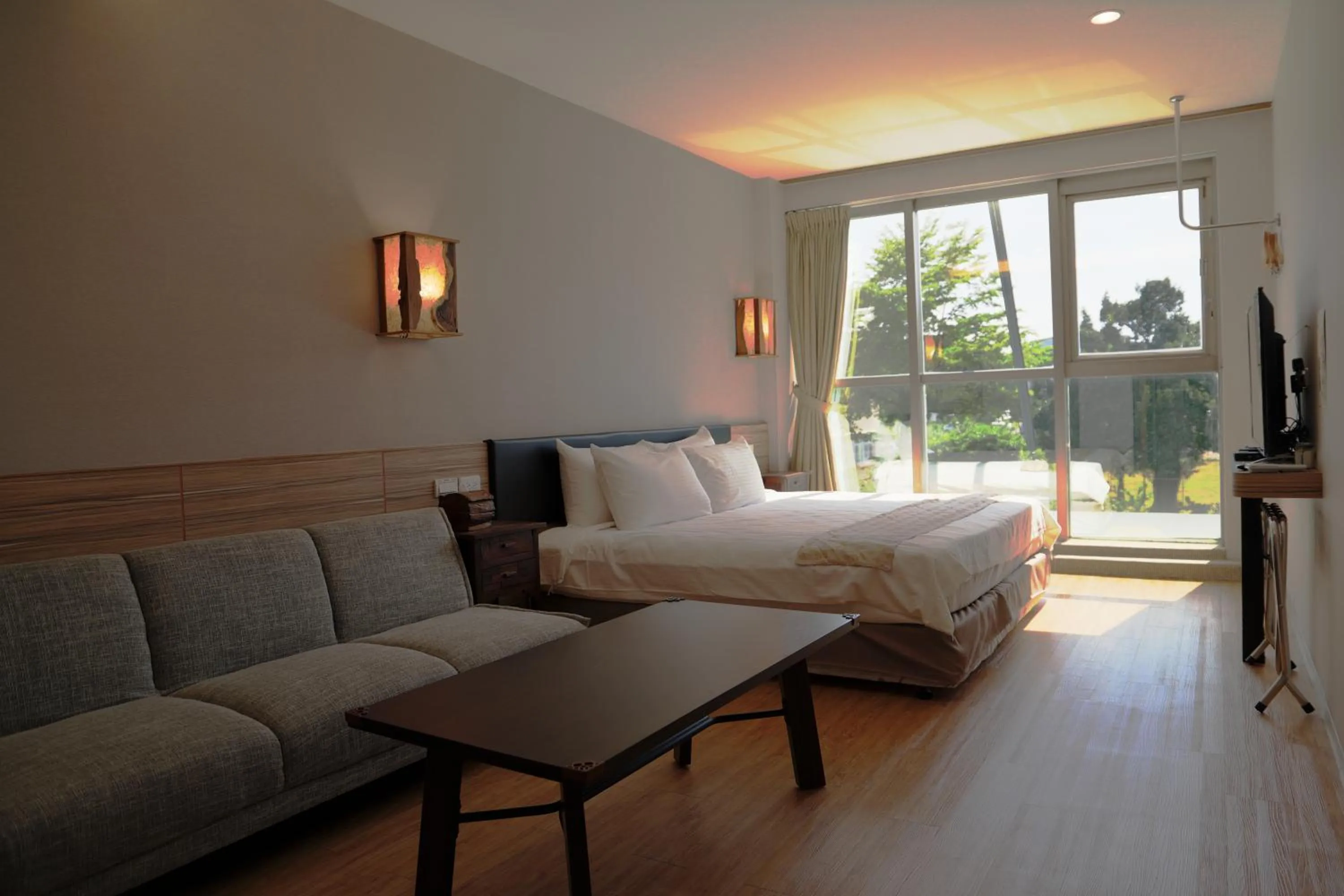 Living room in Tainan Julie's Garden 峰情文旅