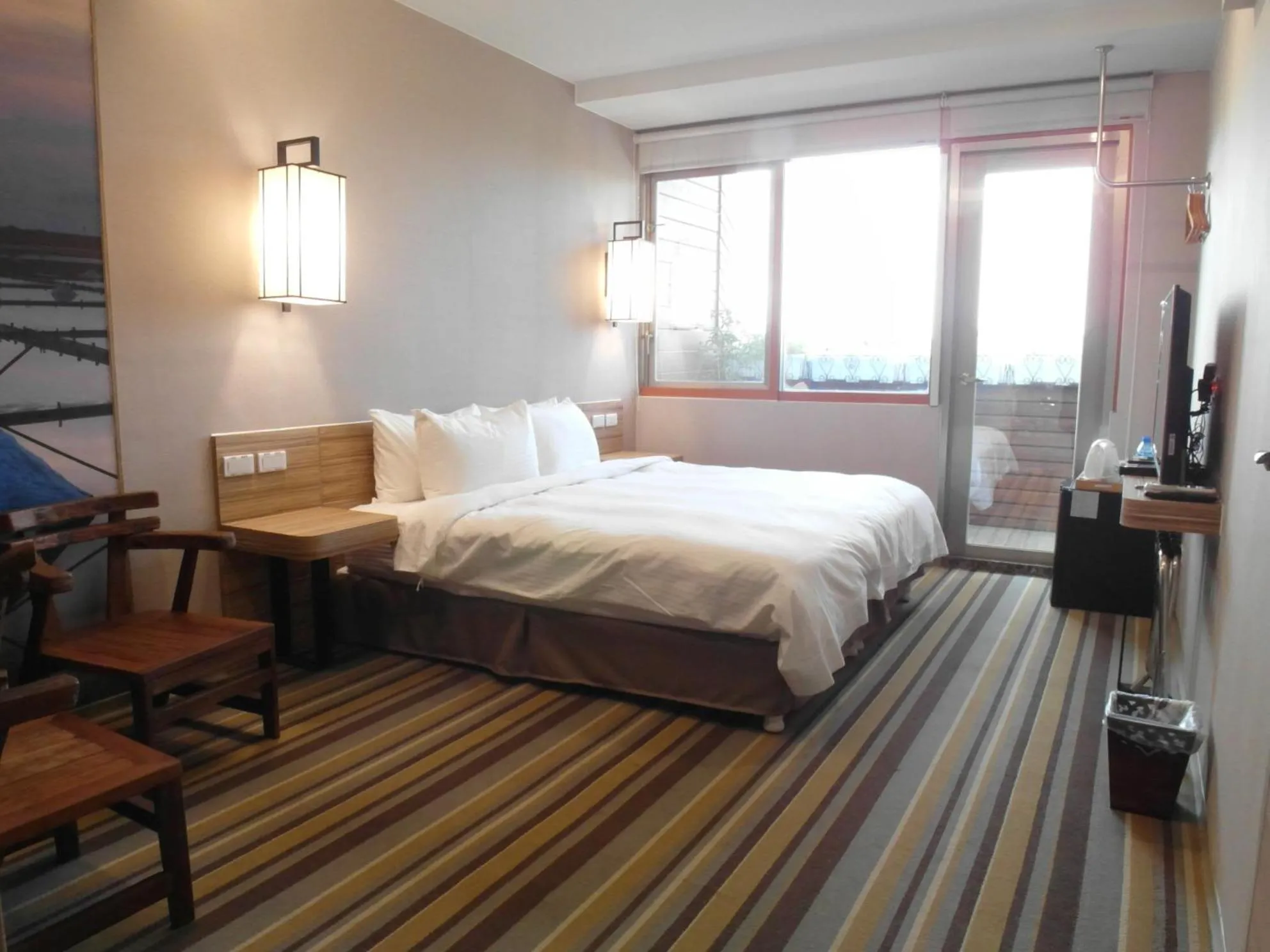 Bed in Tainan Julie's Garden 峰情文旅