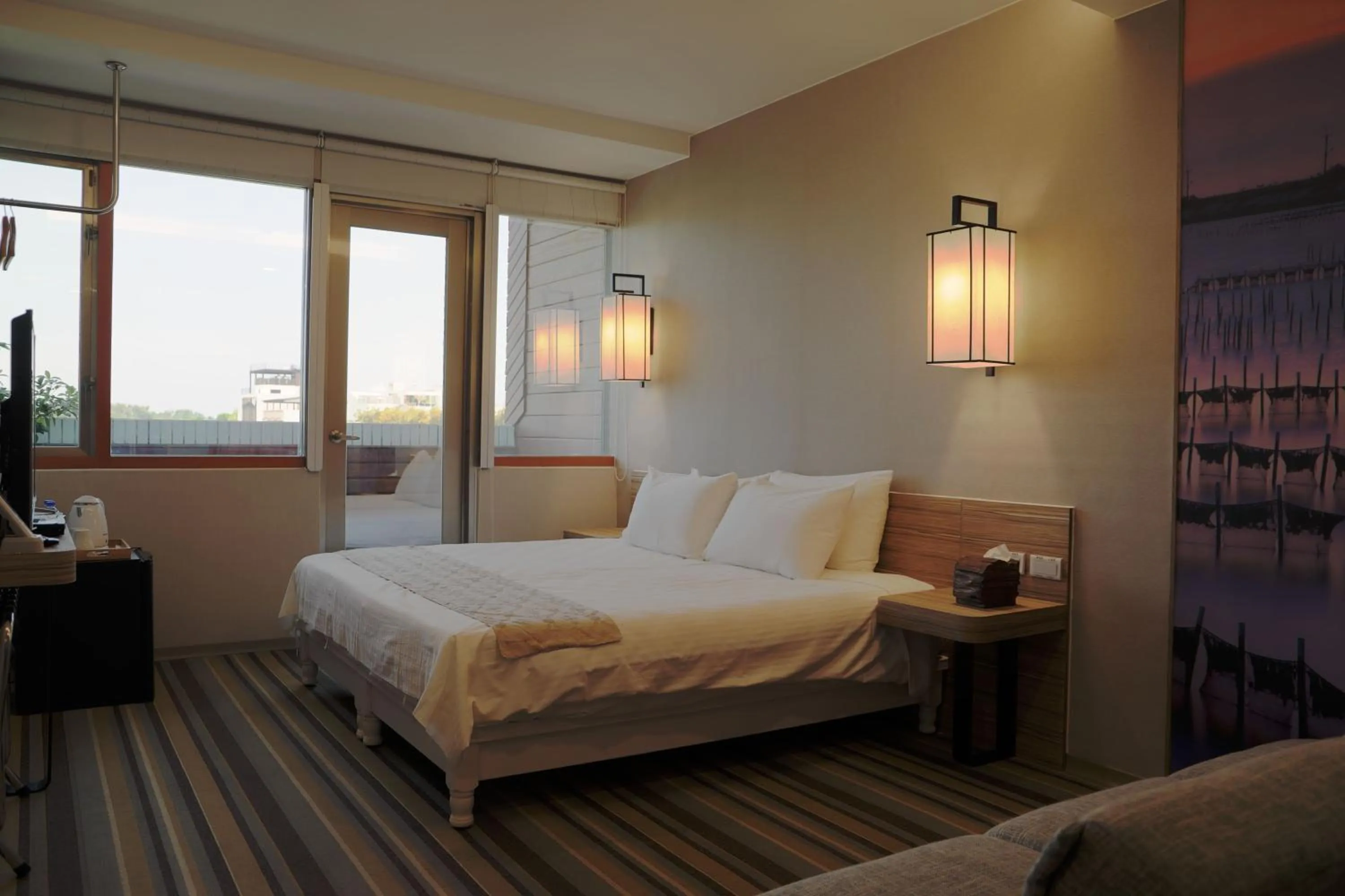 Bed in Tainan Julie's Garden 峰情文旅