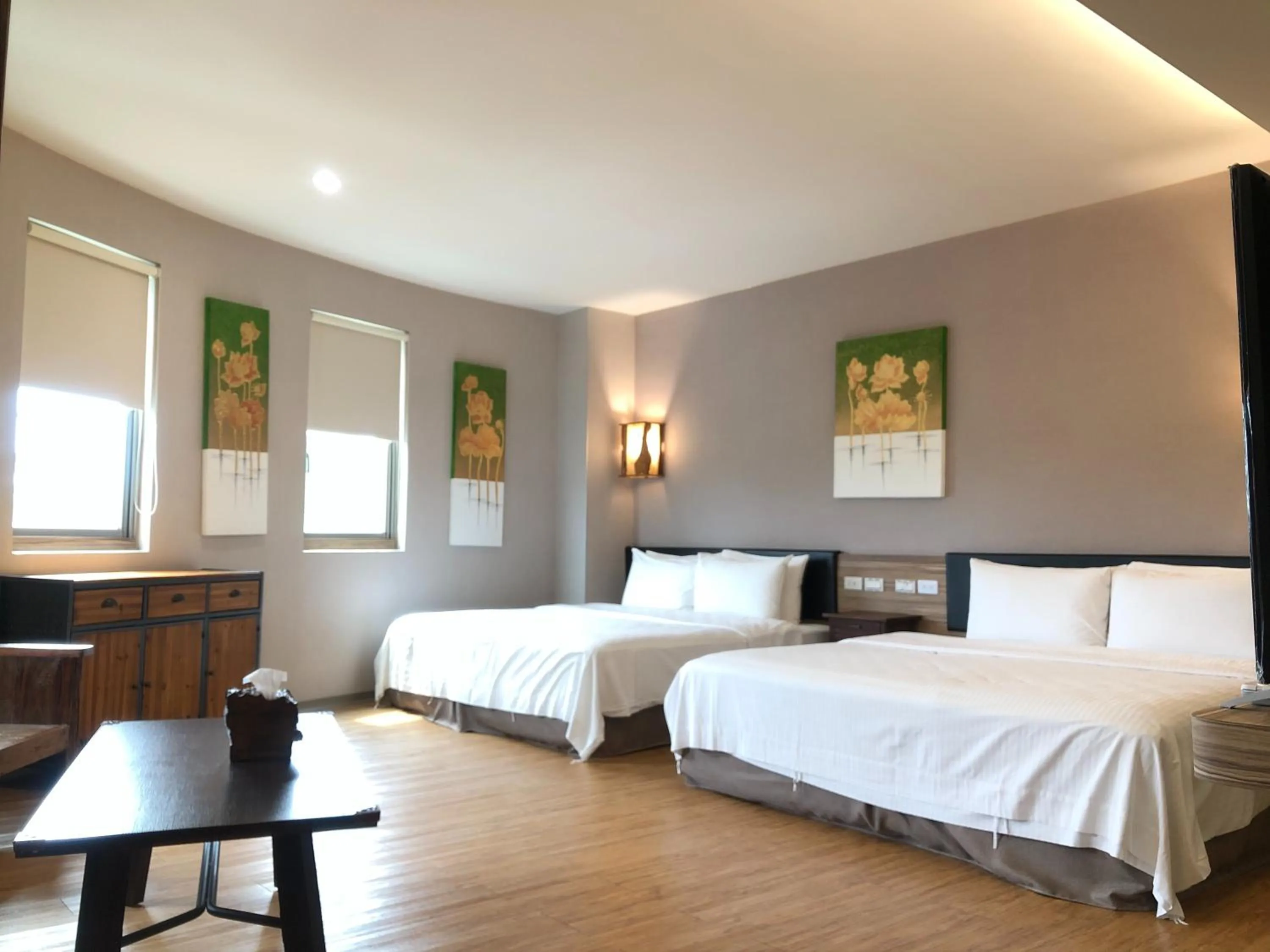 Bed in Tainan Julie's Garden 峰情文旅