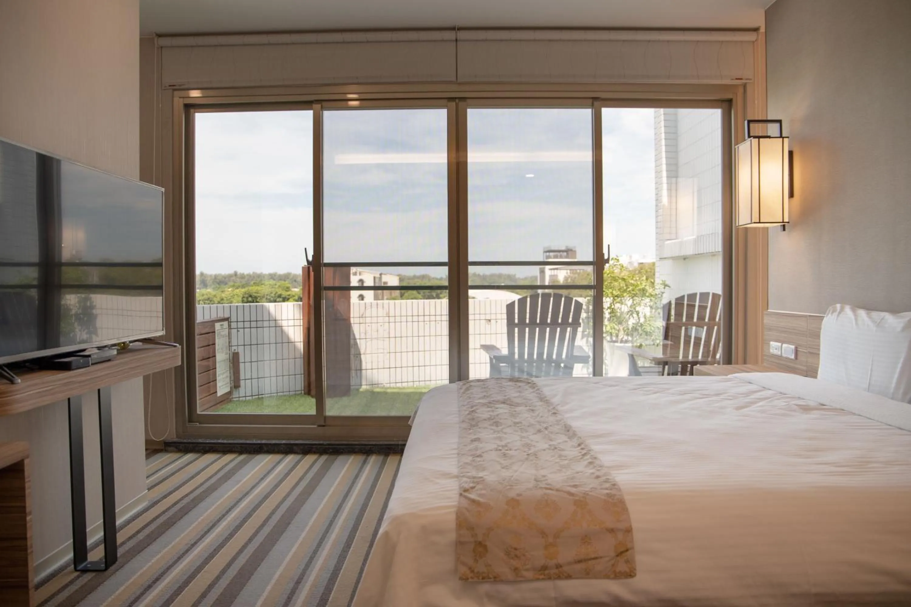 Communal lounge/ TV room in Tainan Julie's Garden 峰情文旅