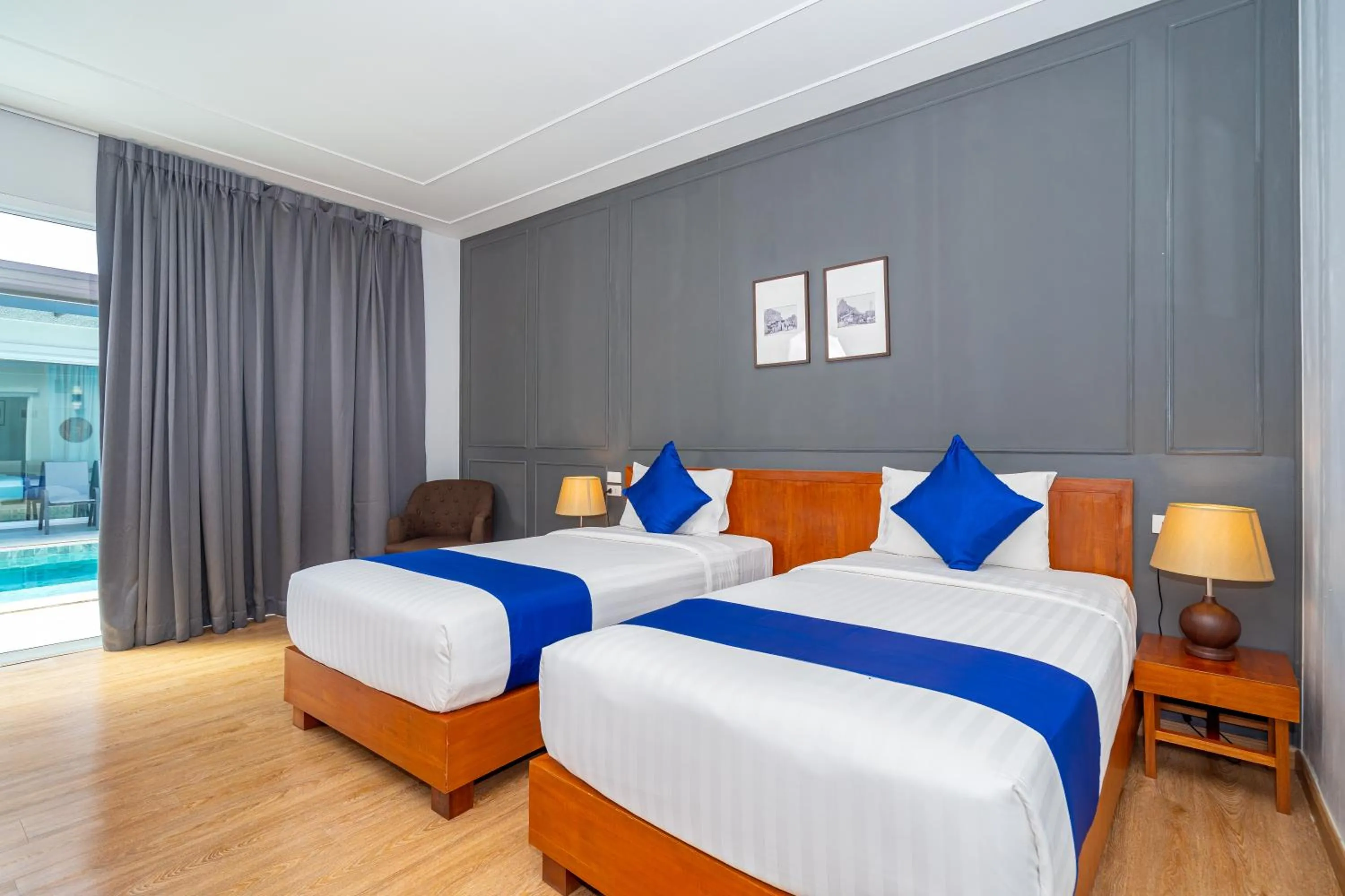 Bedroom, Bed in The Orchid Villa