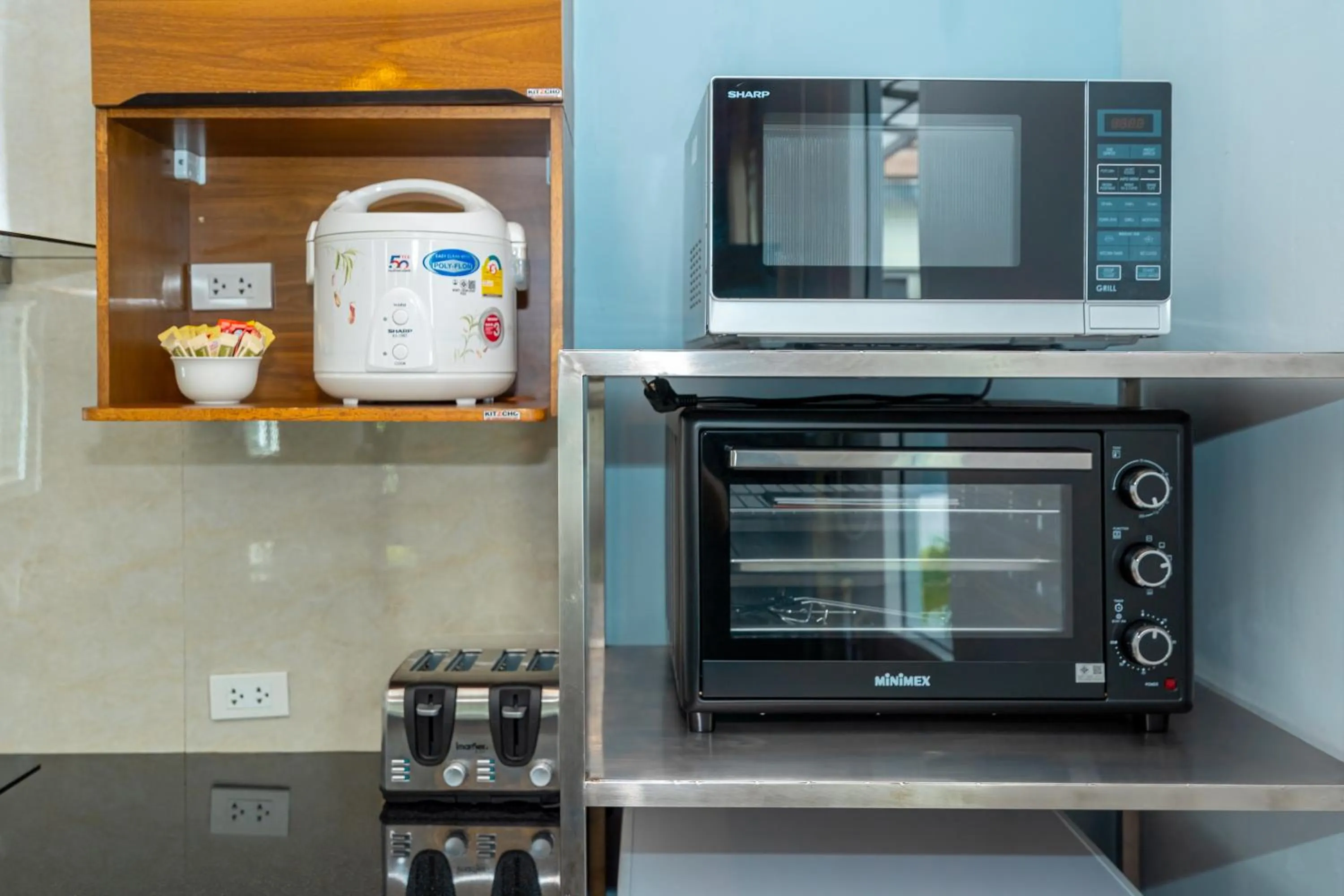 Kitchen or kitchenette in The Orchid Villa