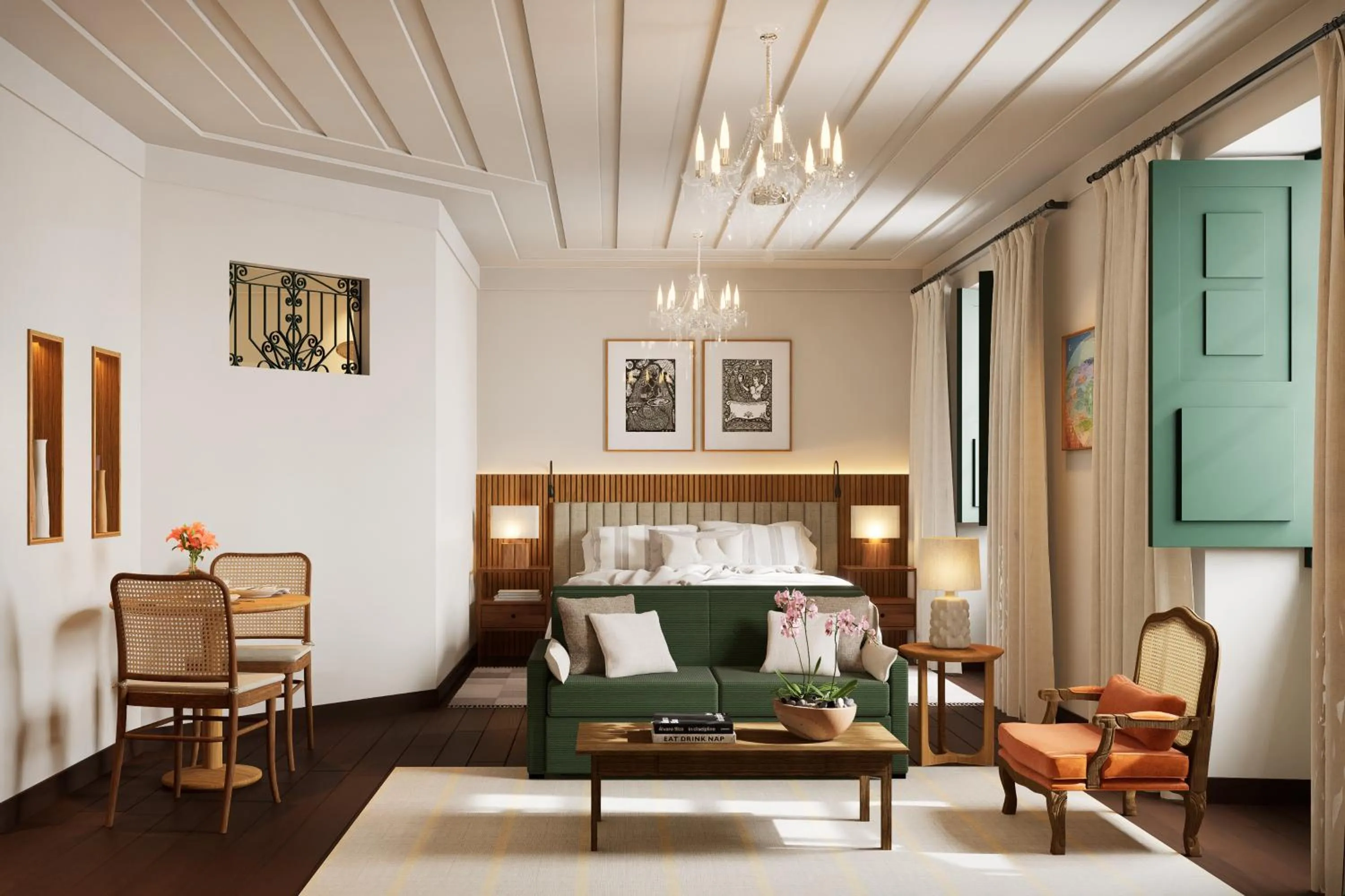 Bed in Hotel Villa Bahia