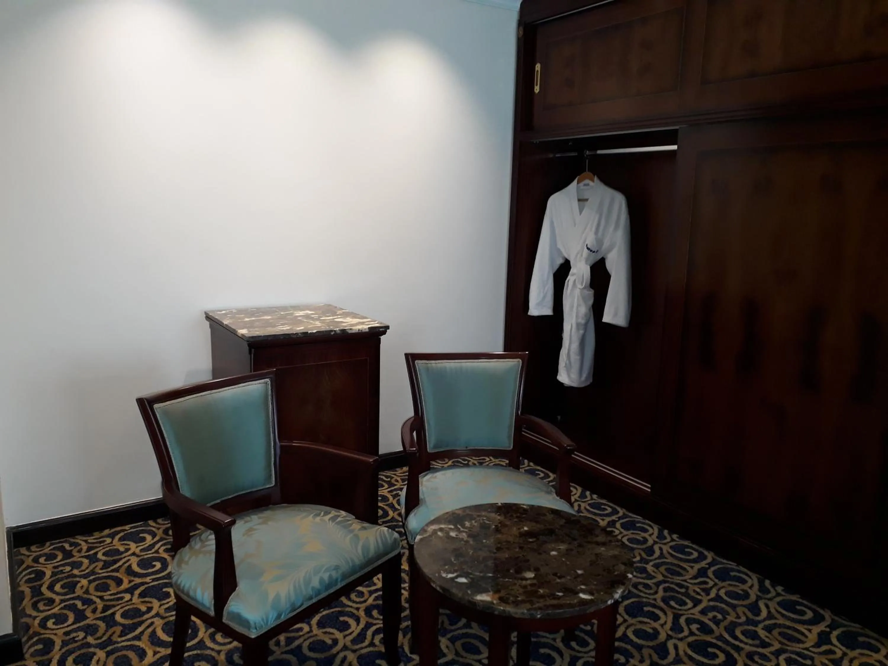 Seating area in The Guard Hotel