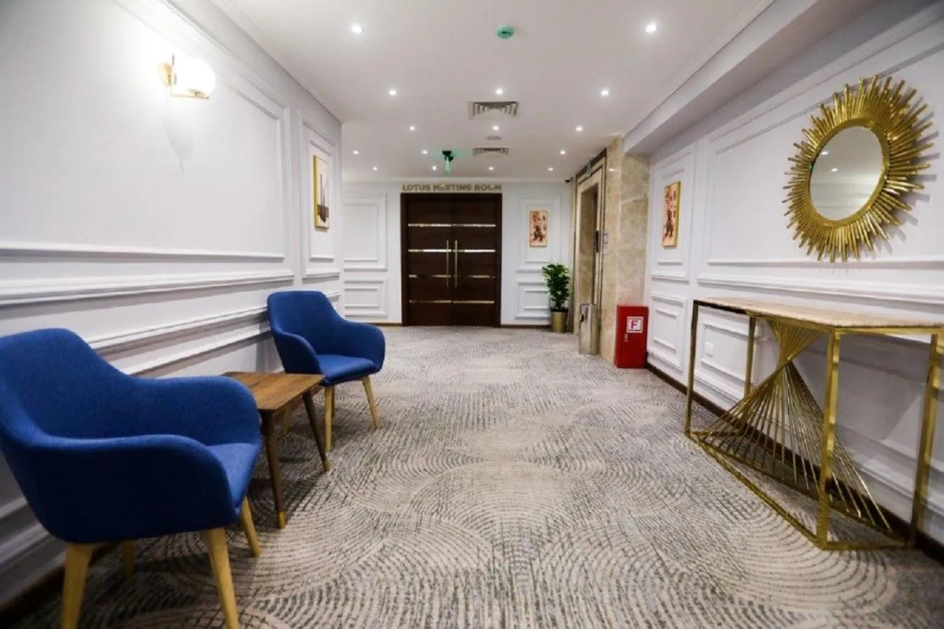 Seating area in The Guard Hotel