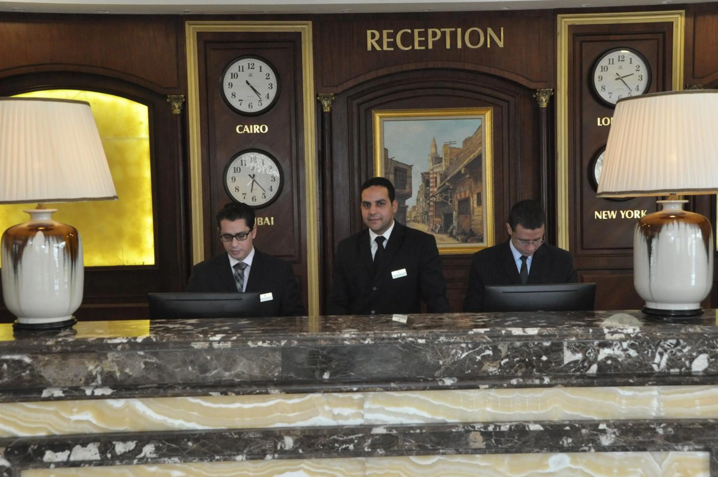 Staff in The Guard Hotel