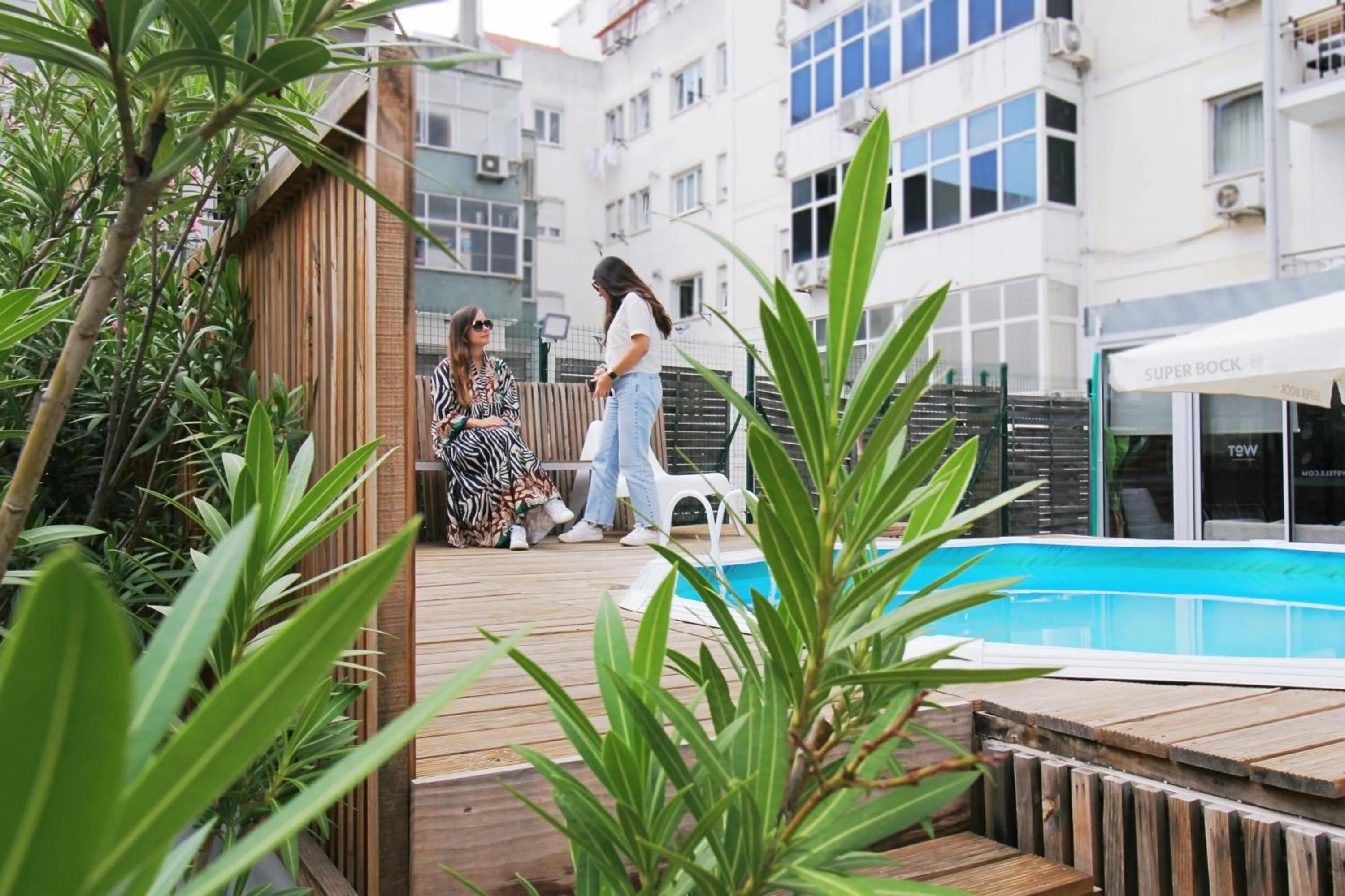 Swimming pool in WOT Patio Social