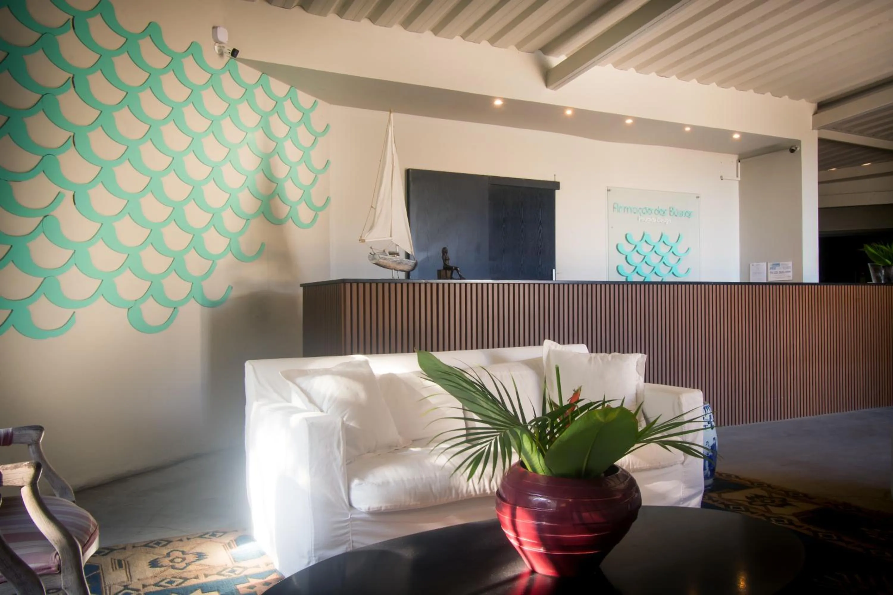Living room in Armação dos Búzios Pousada Design