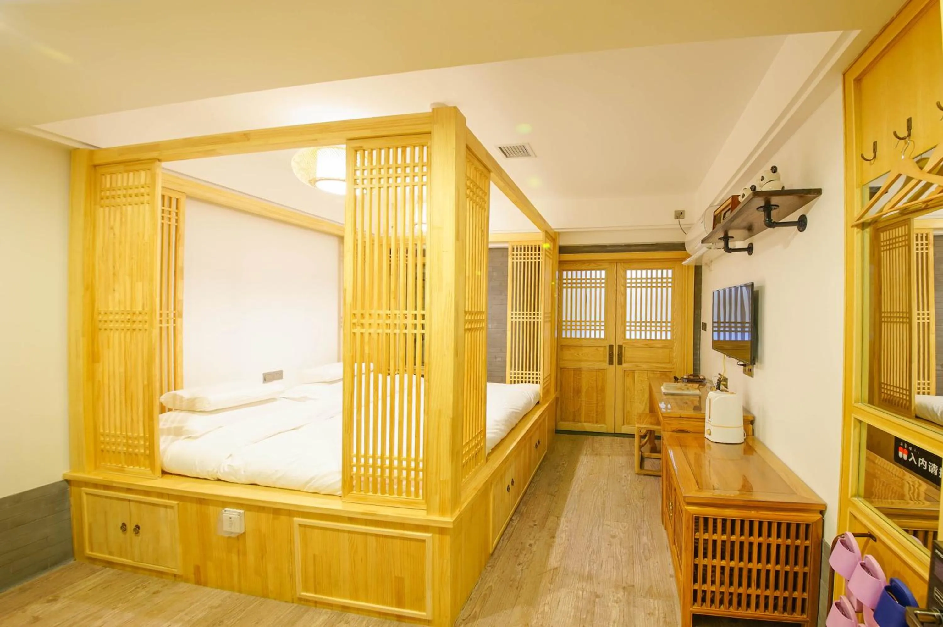 Bed in Pipa Hotel Datong