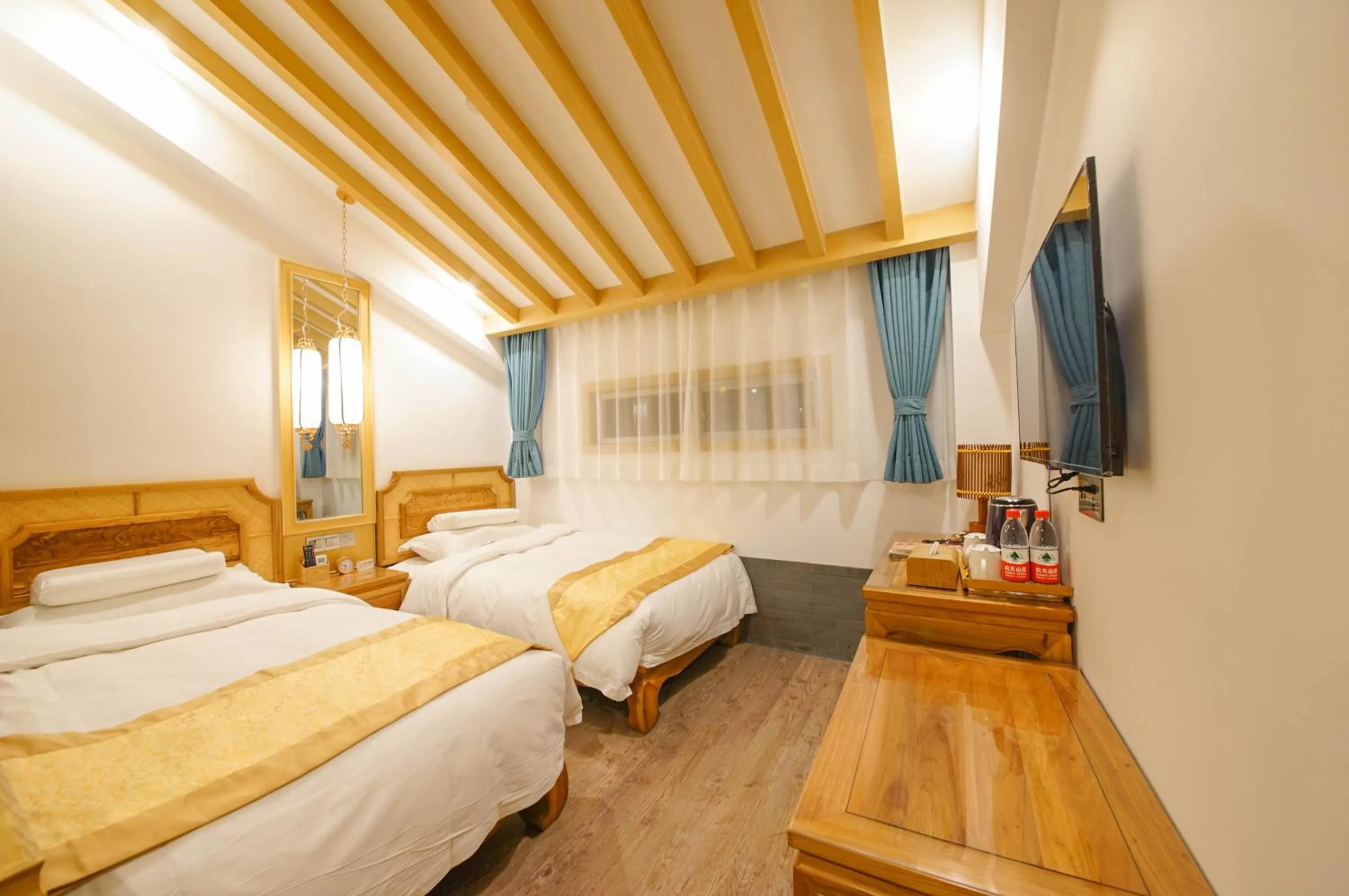 Bed in Pipa Hotel Datong