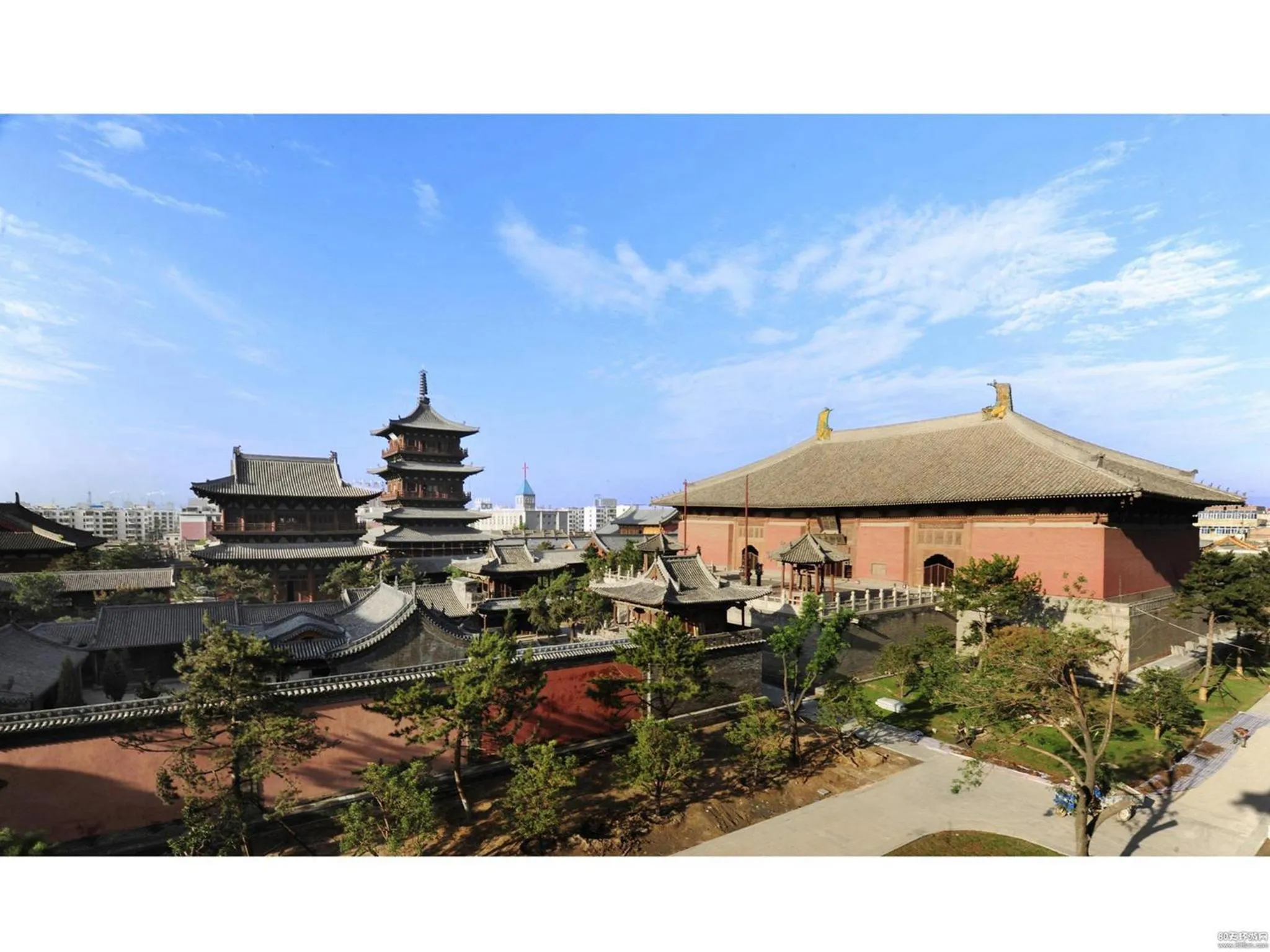 Landmark view in Pipa Hotel Datong