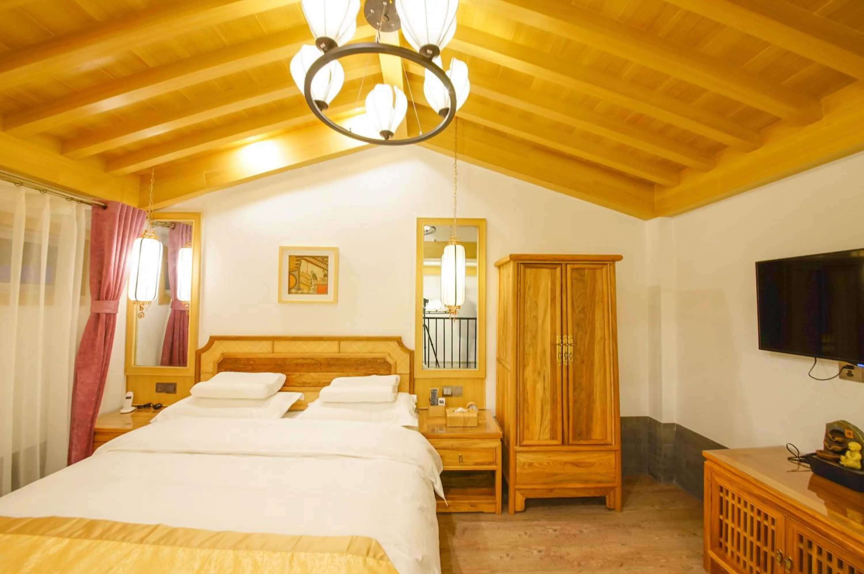 Bed in Pipa Hotel Datong