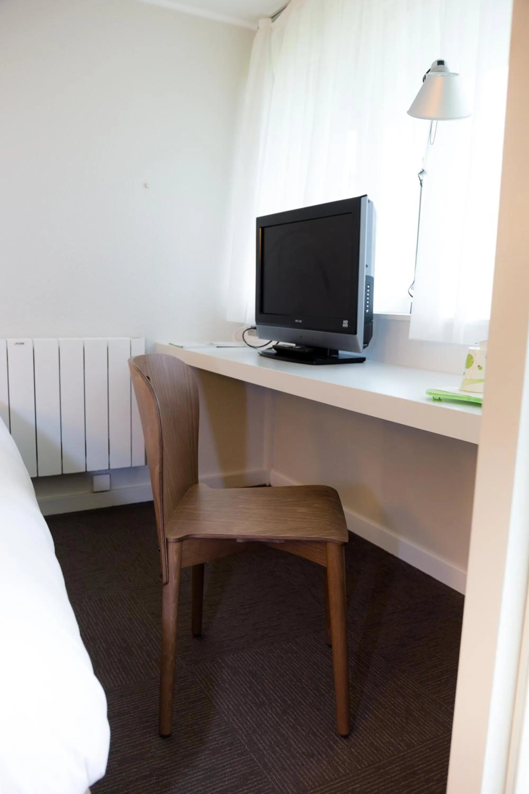 Bedroom, Bed in Hotel inn Design Laval