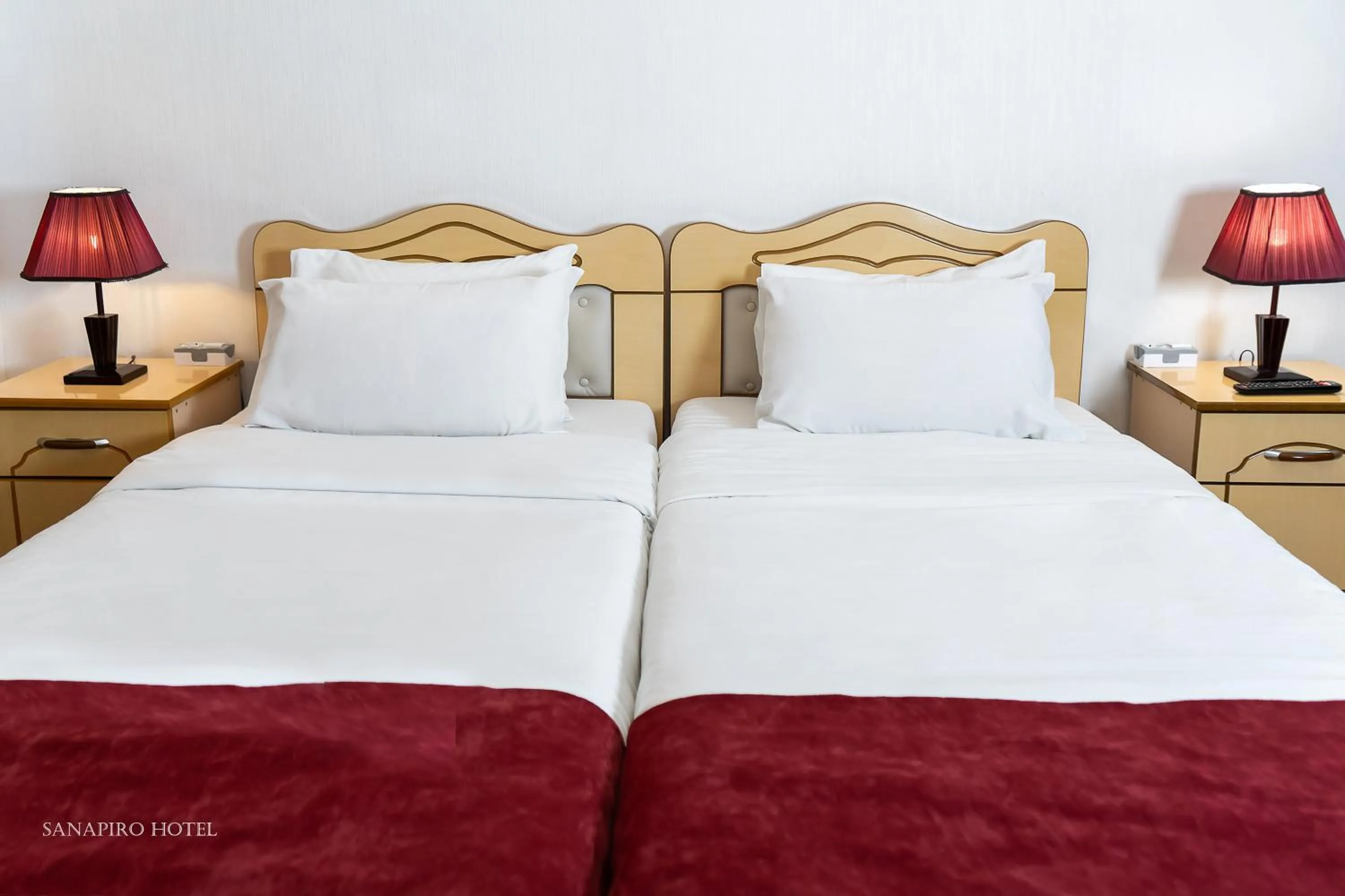 TV and multimedia, Bed in Sanapiro Hotel