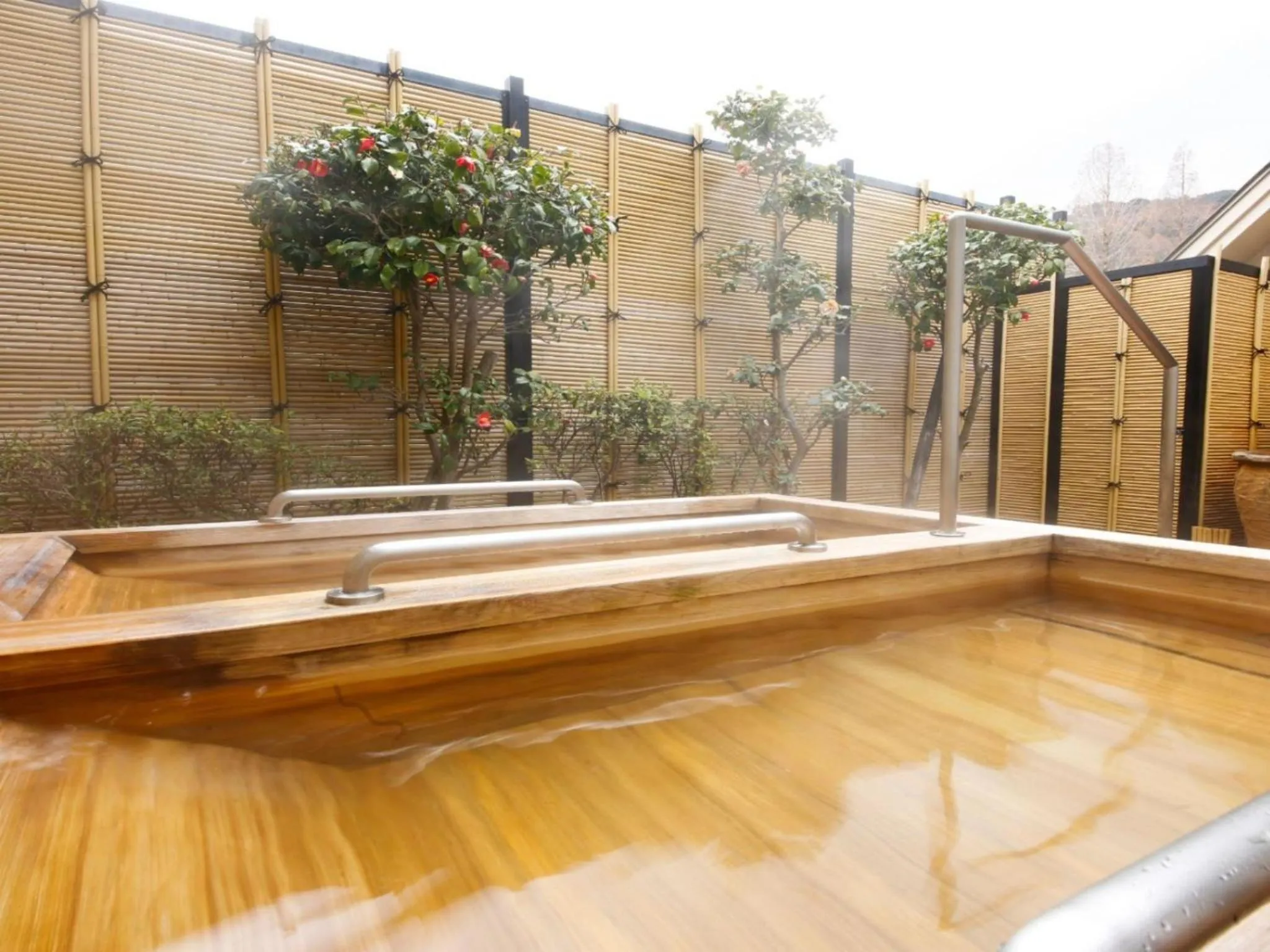 Open Air Bath in Arima Hot Spring Ryokan Kotori