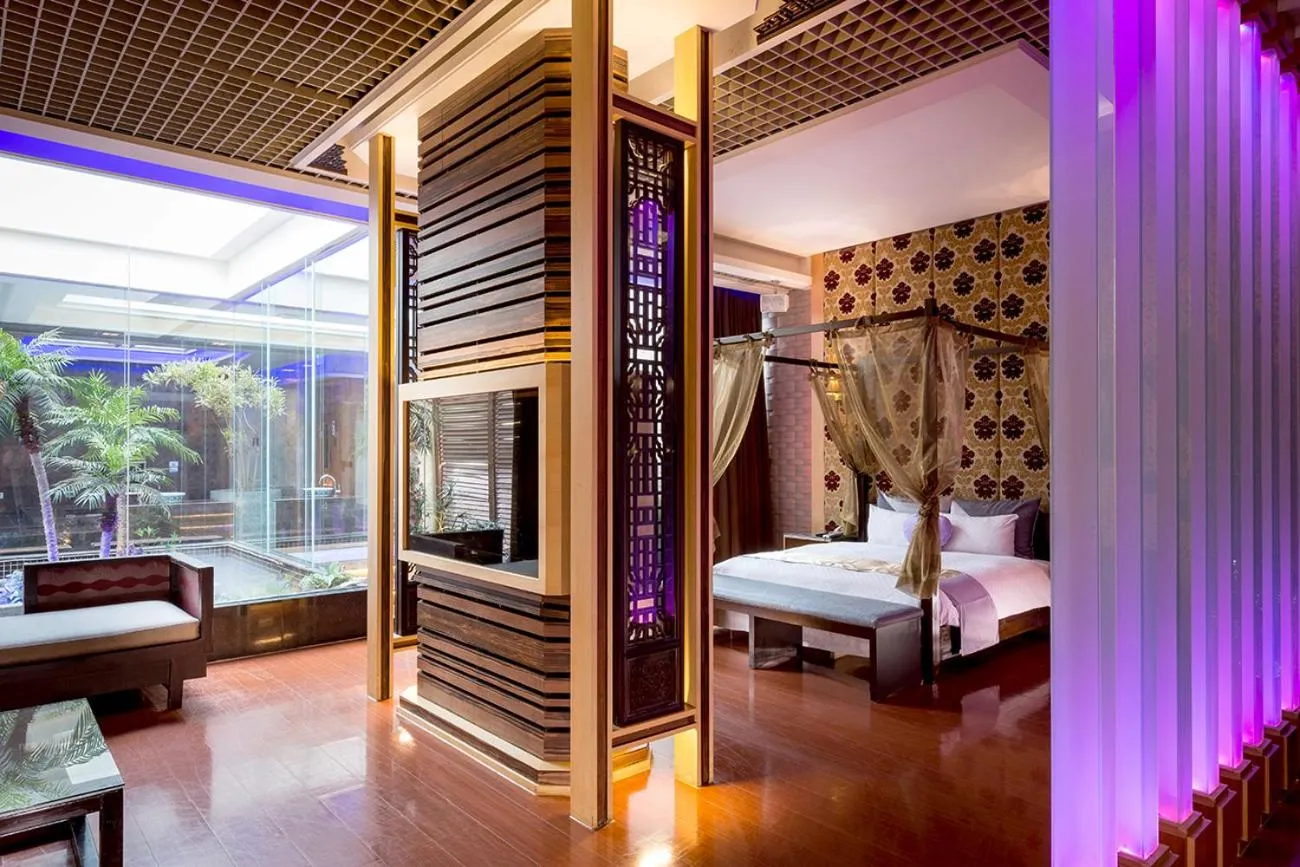 Bed in Norway Forest Villa Motel