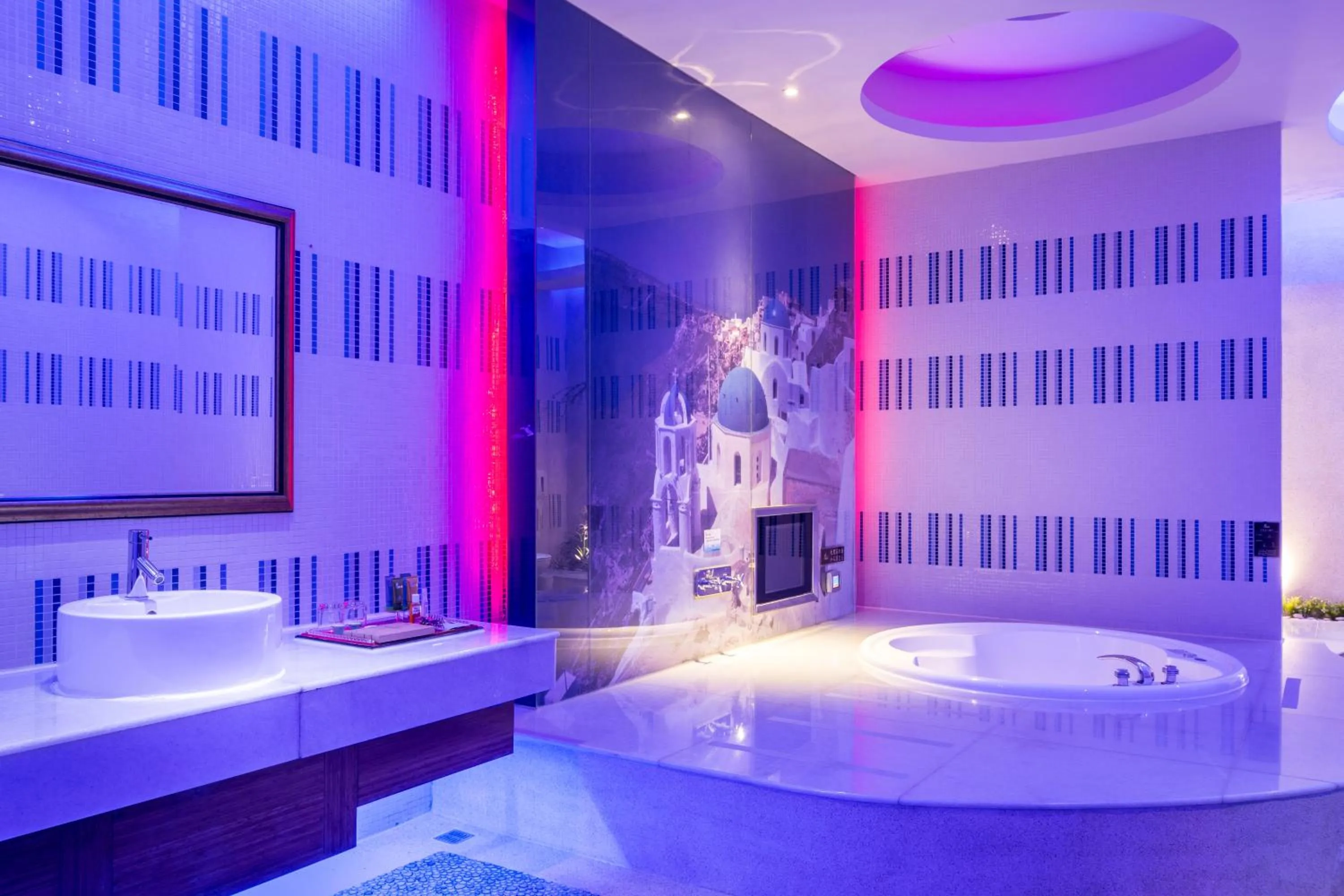 Steam room in Norway Forest Villa Motel