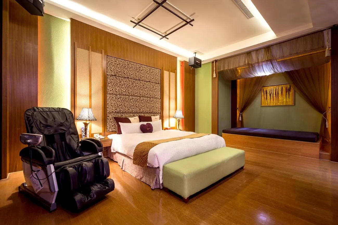 Bed in Norway Forest Villa Motel