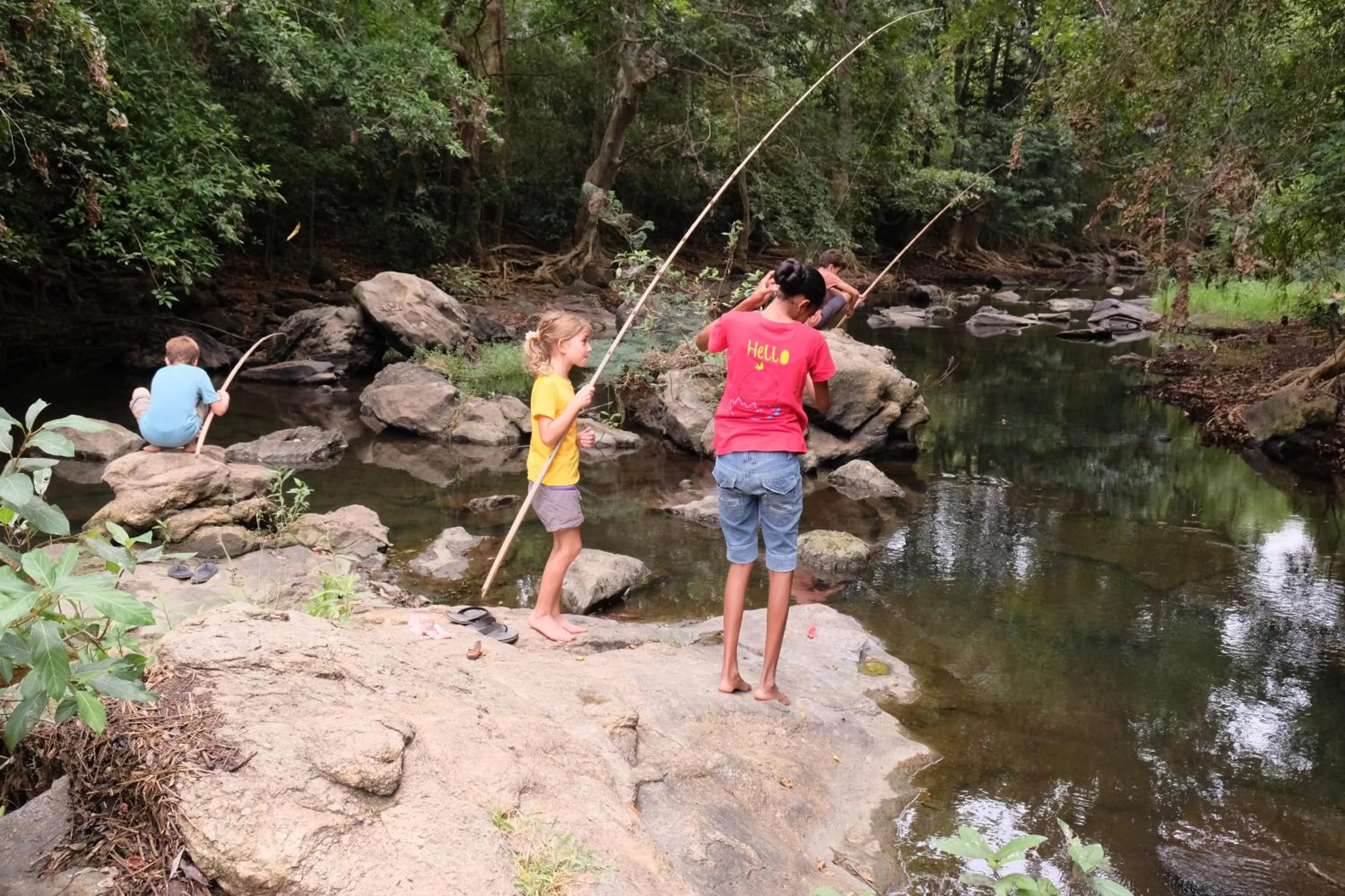 Fishing in LakeSide Cabana Tissamaharama
