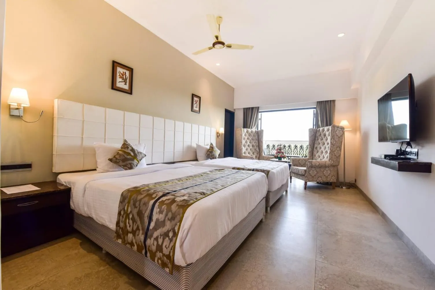 Bedroom, Bed in Silver Sands Serenity Resort, Candolim