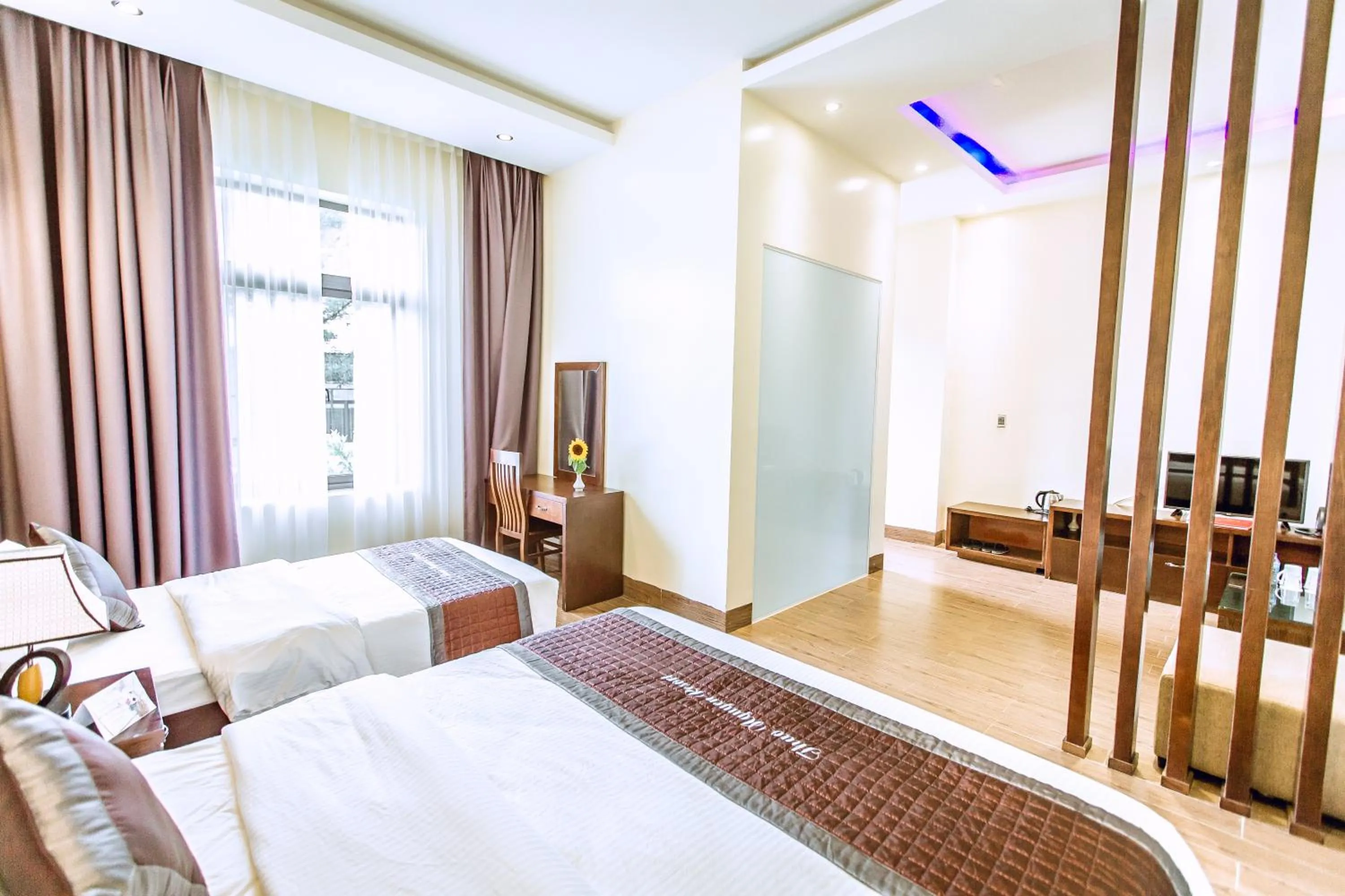 Bed in Thao Nguyen Hotel & Resort Moc Chau