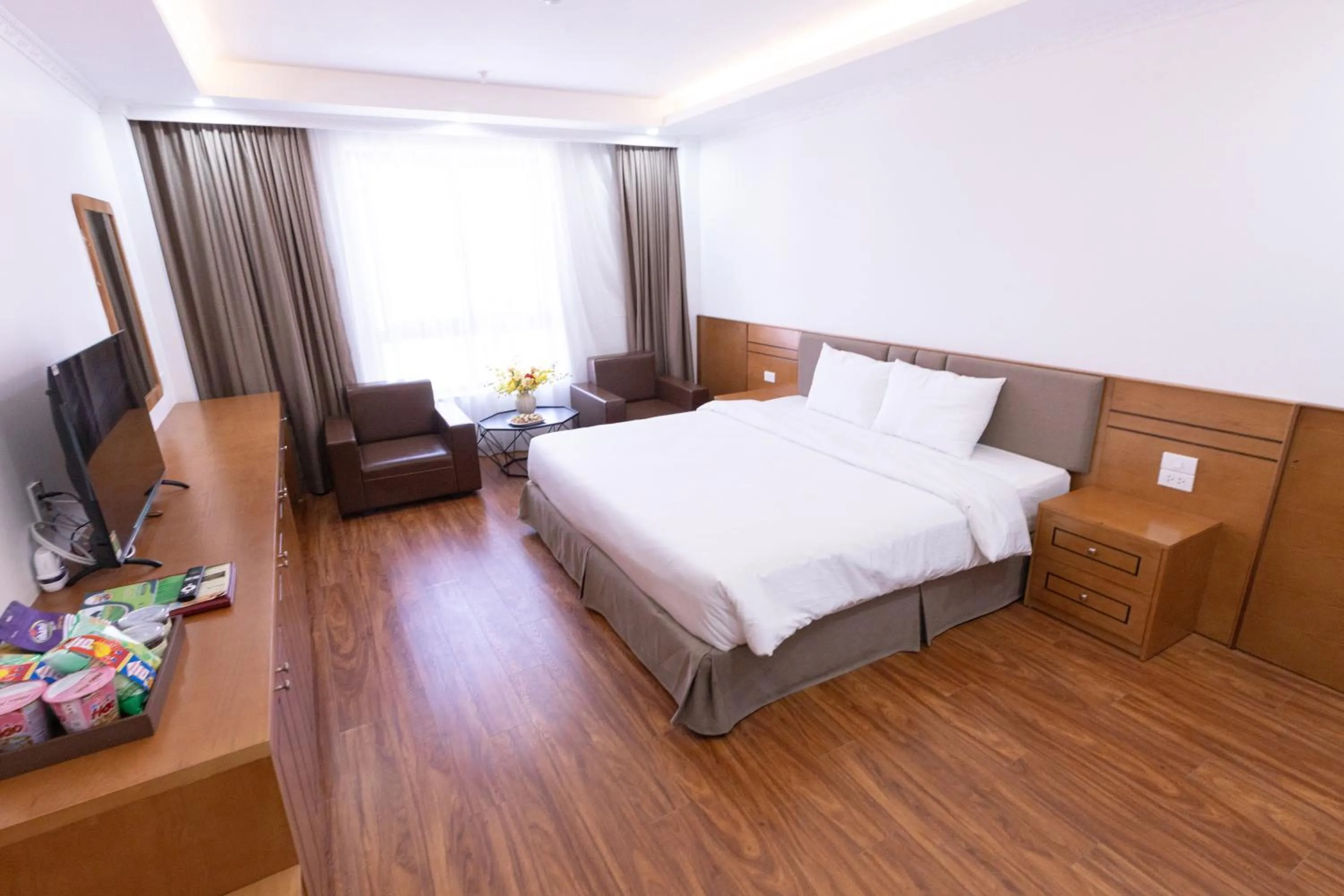 Bed in Thao Nguyen Hotel & Resort Moc Chau