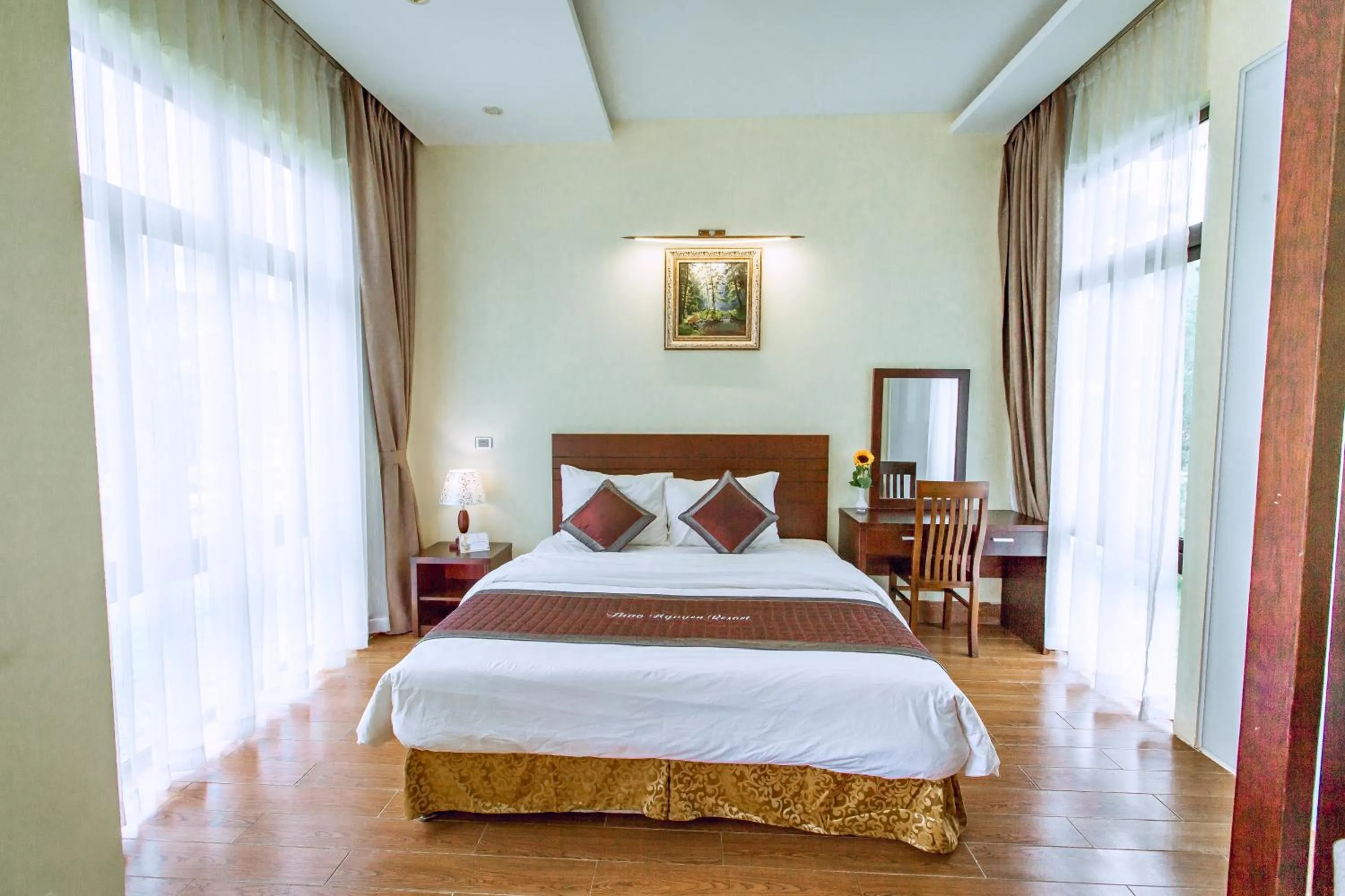 Bed in Thao Nguyen Hotel & Resort Moc Chau