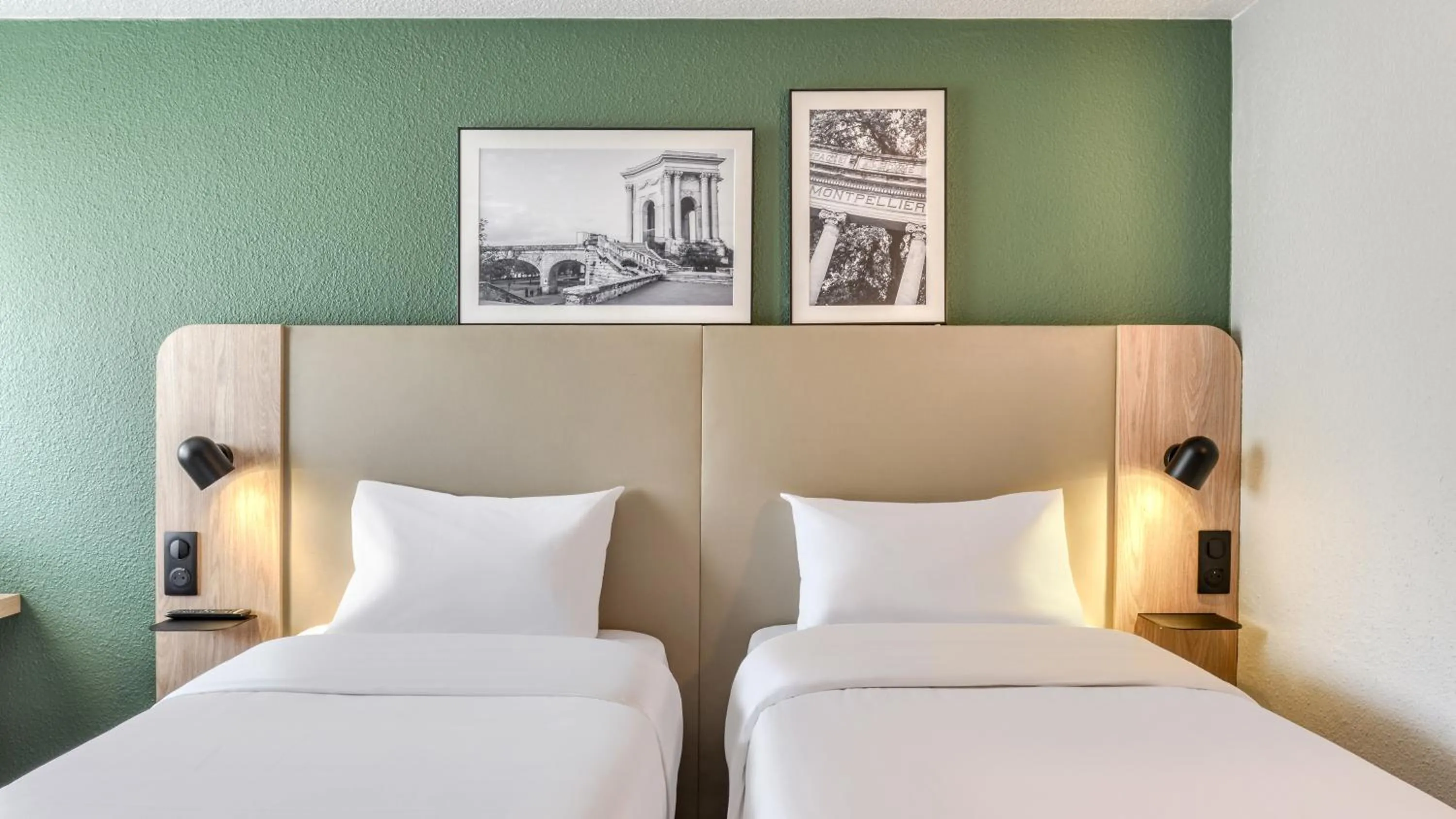 Photo of the whole room, Bed in Campanile PRIME - Montpellier Est Le Millénaire