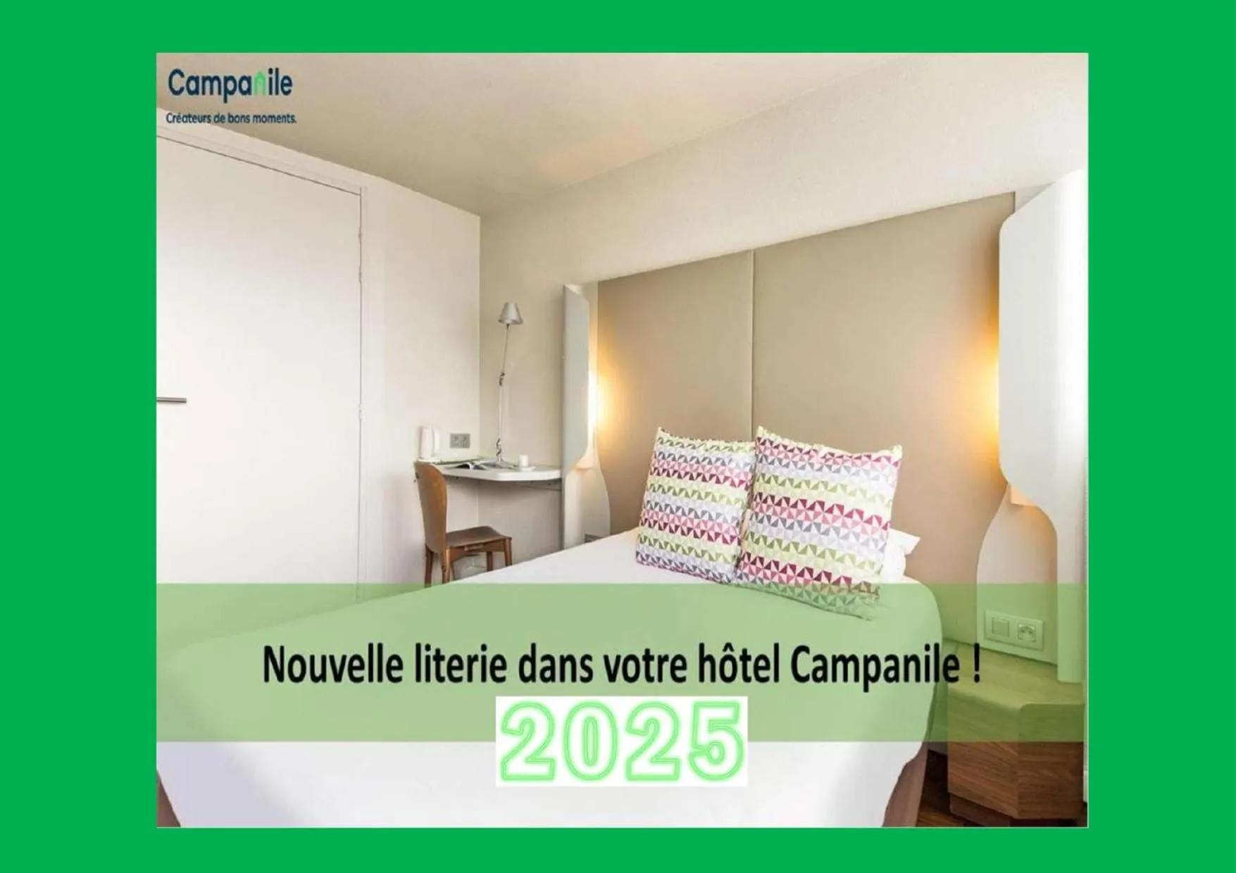 Logo/Certificate/Sign, Bed in Campanile Versailles Buc