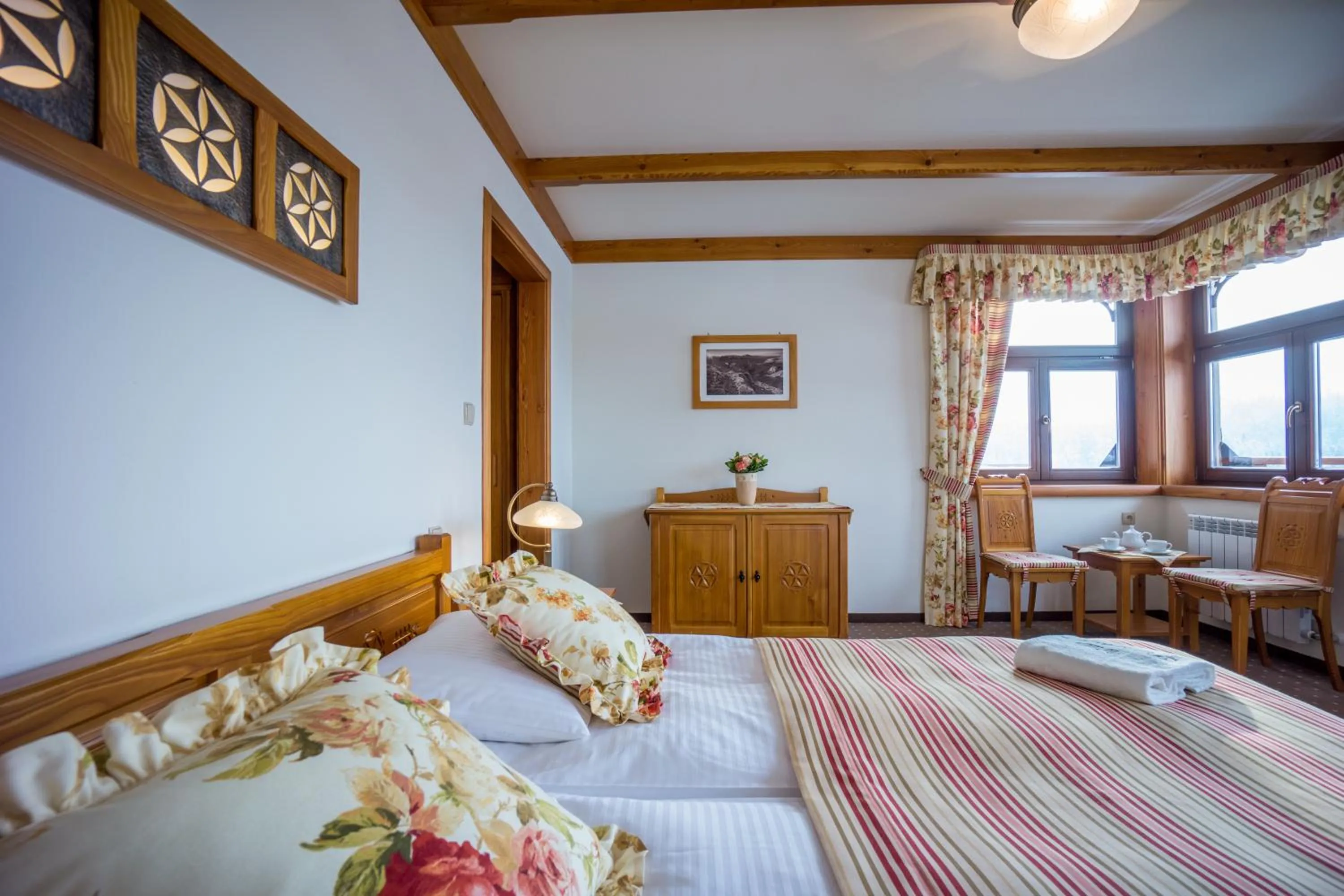 Photo of the whole room, Bed in Willa Pod Miedzą 200 m do Term