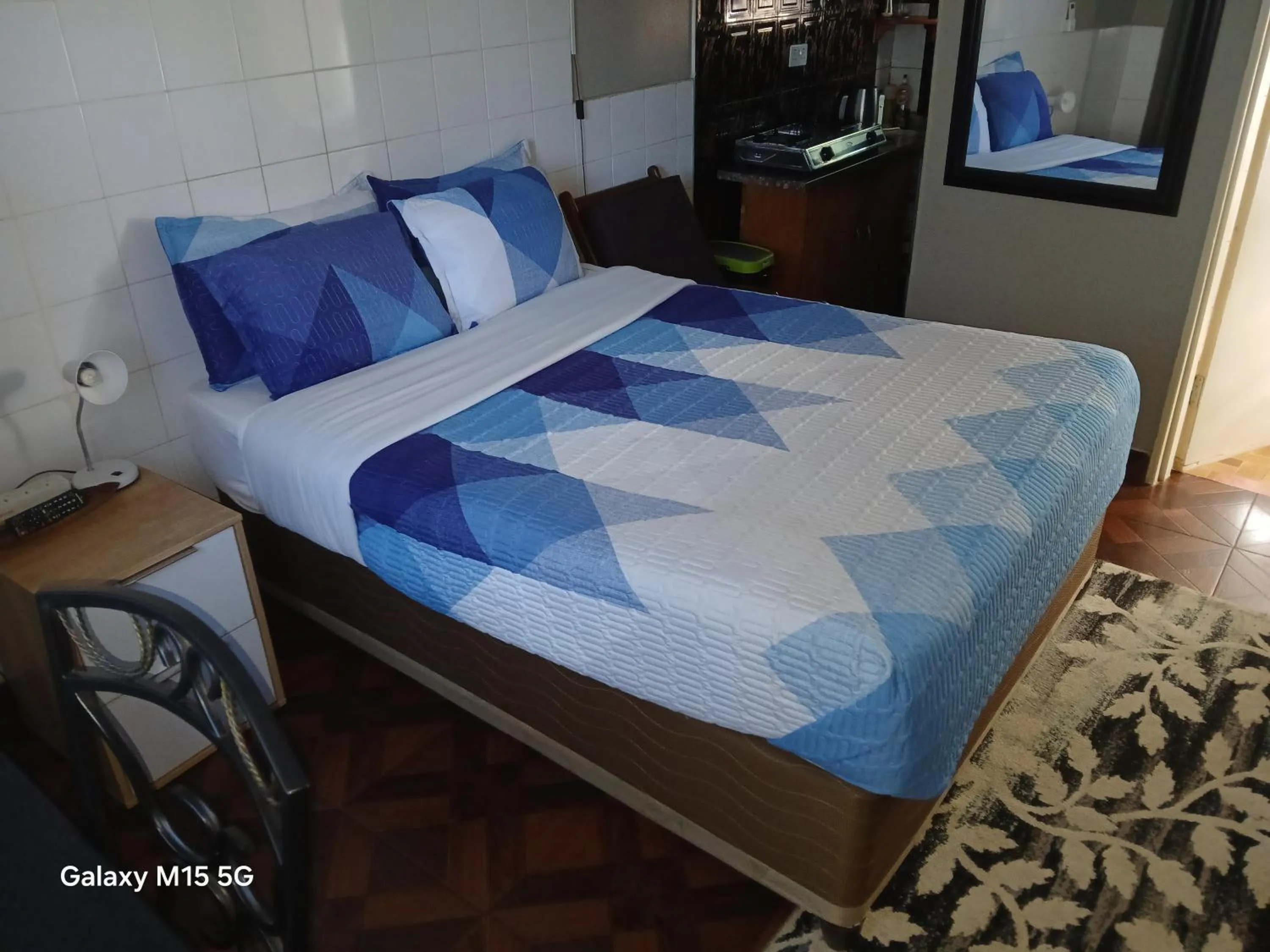 Bed in Furnished self-catering guest wing