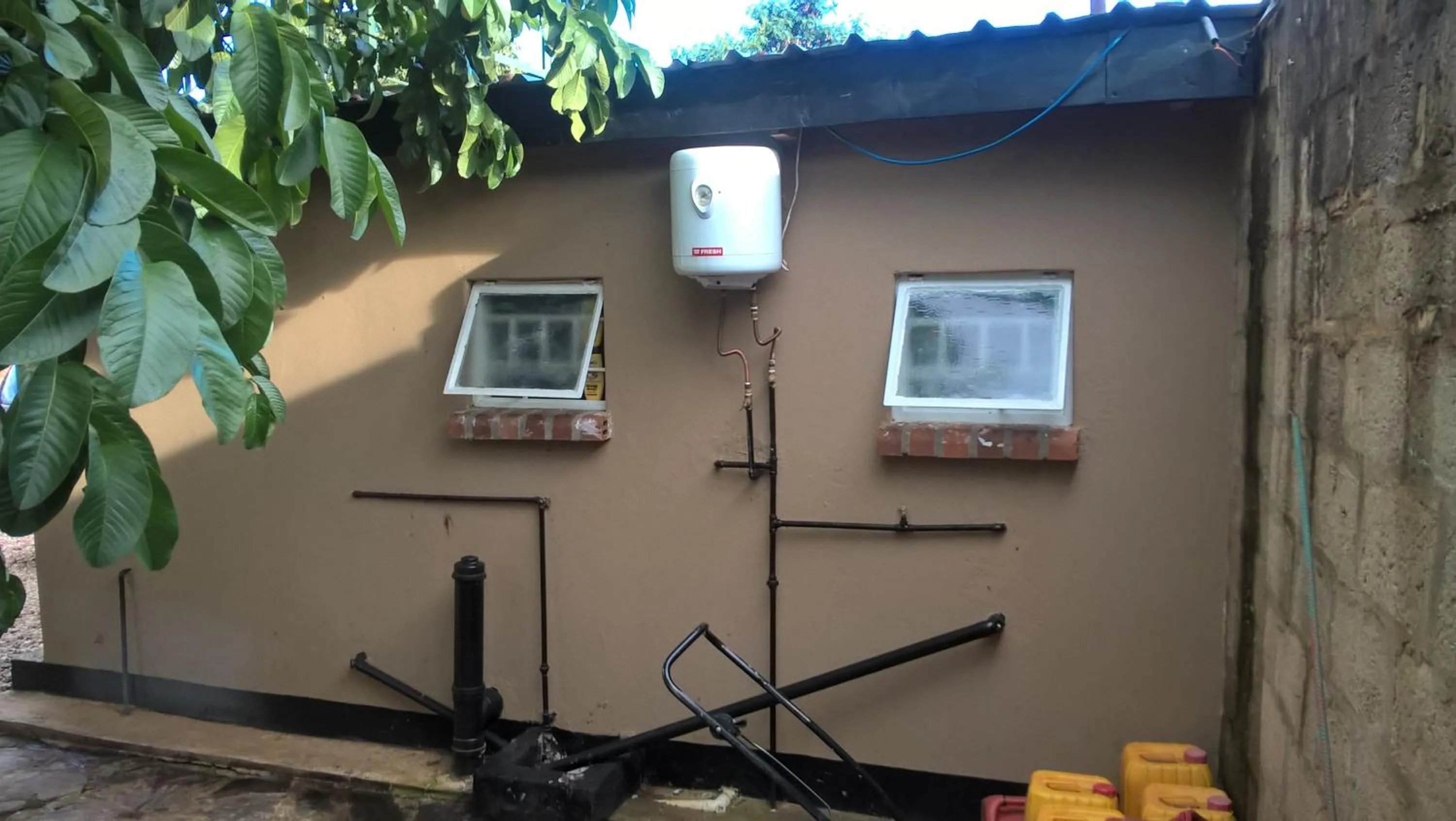 Property building in Furnished self-catering guest wing