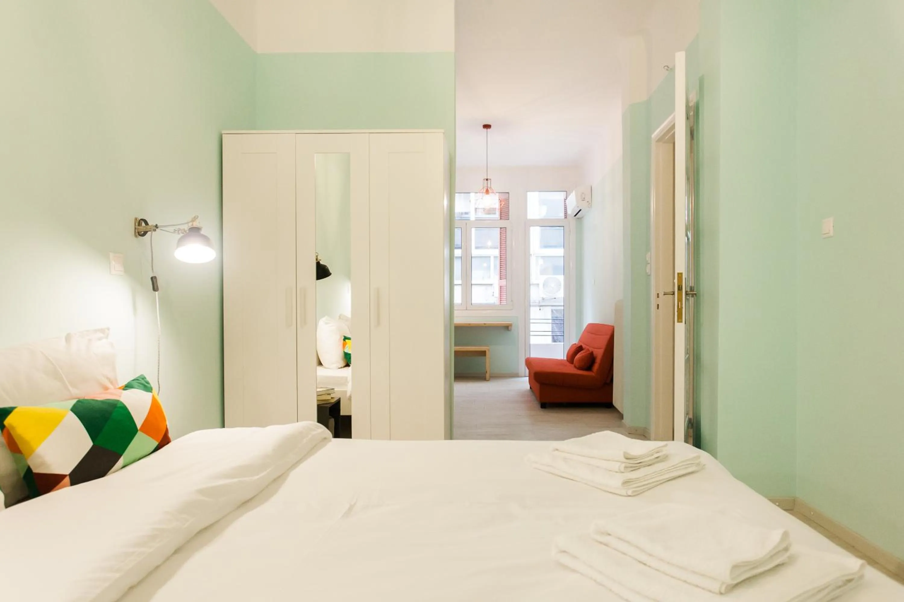 Bedroom, Bed in Karitsi Place