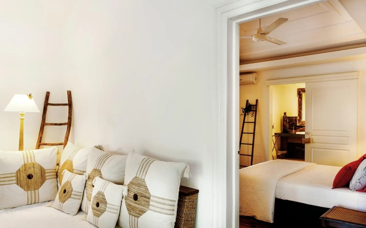 Living room, Bed in Senteur Vanille