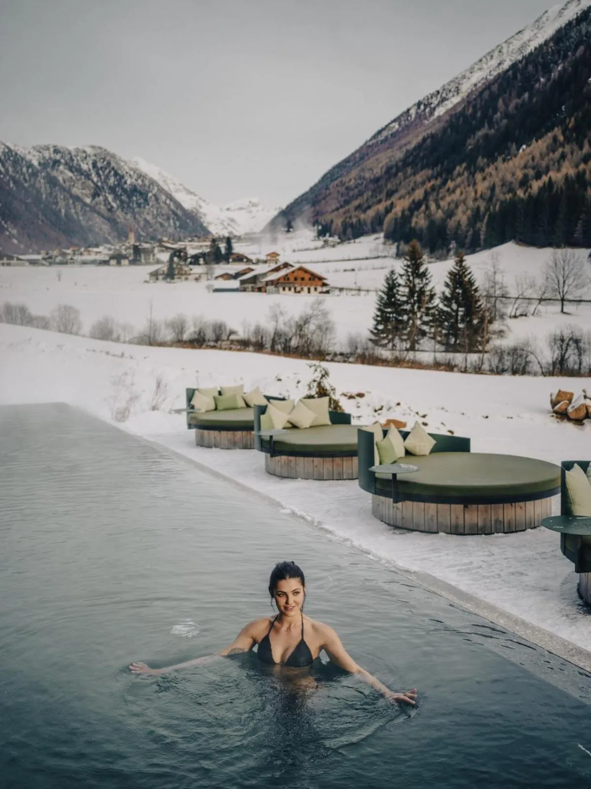 Spa and wellness centre/facilities in Valsegg Chalets Südtirol - luxury and private hideaway