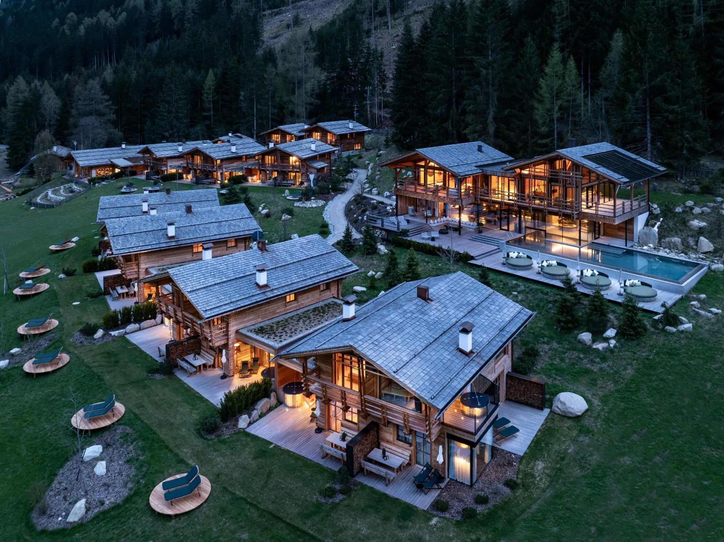 Property building in Valsegg Chalets Südtirol - luxury and private hideaway
