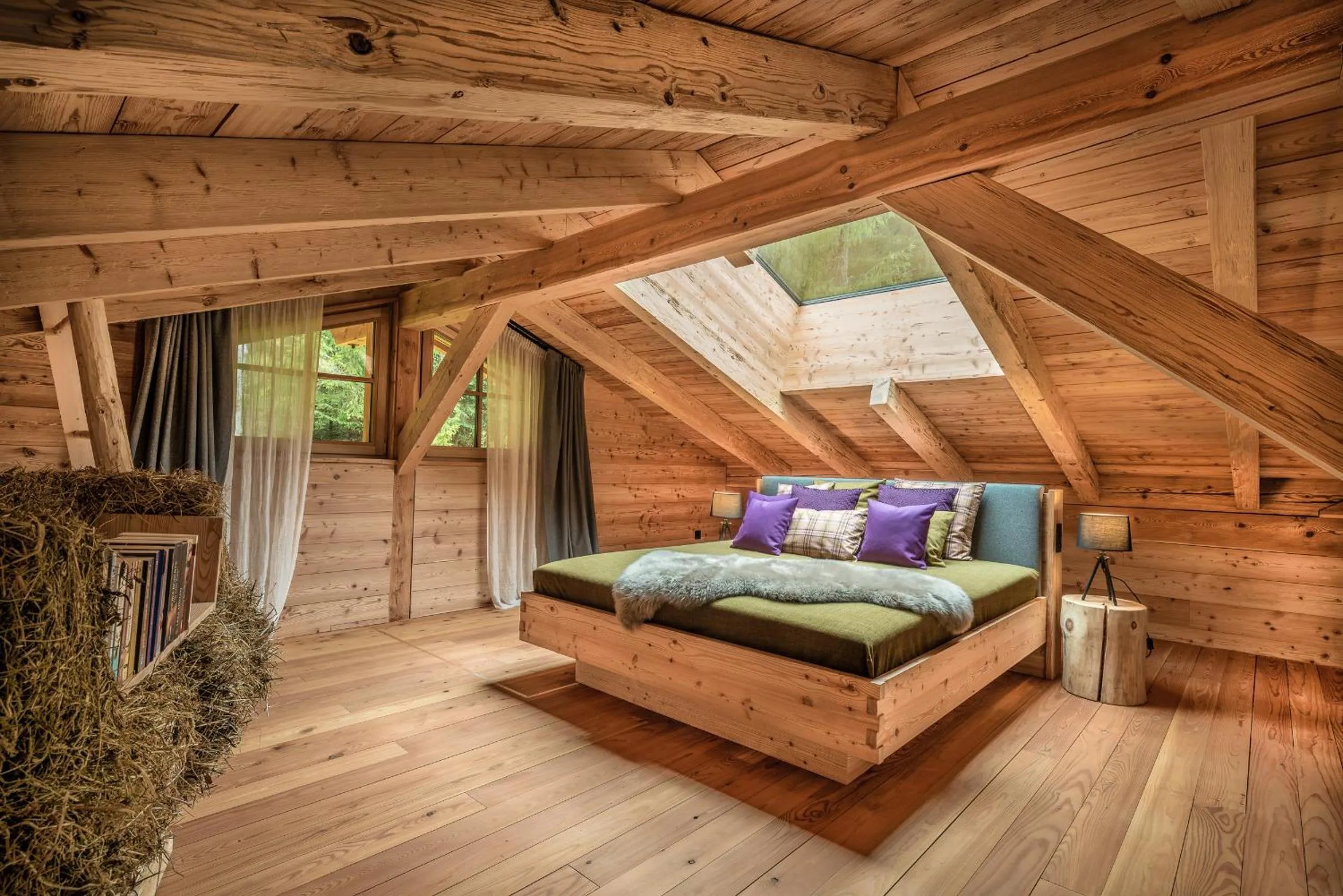 Bedroom in Valsegg Chalets Südtirol - luxury and private hideaway