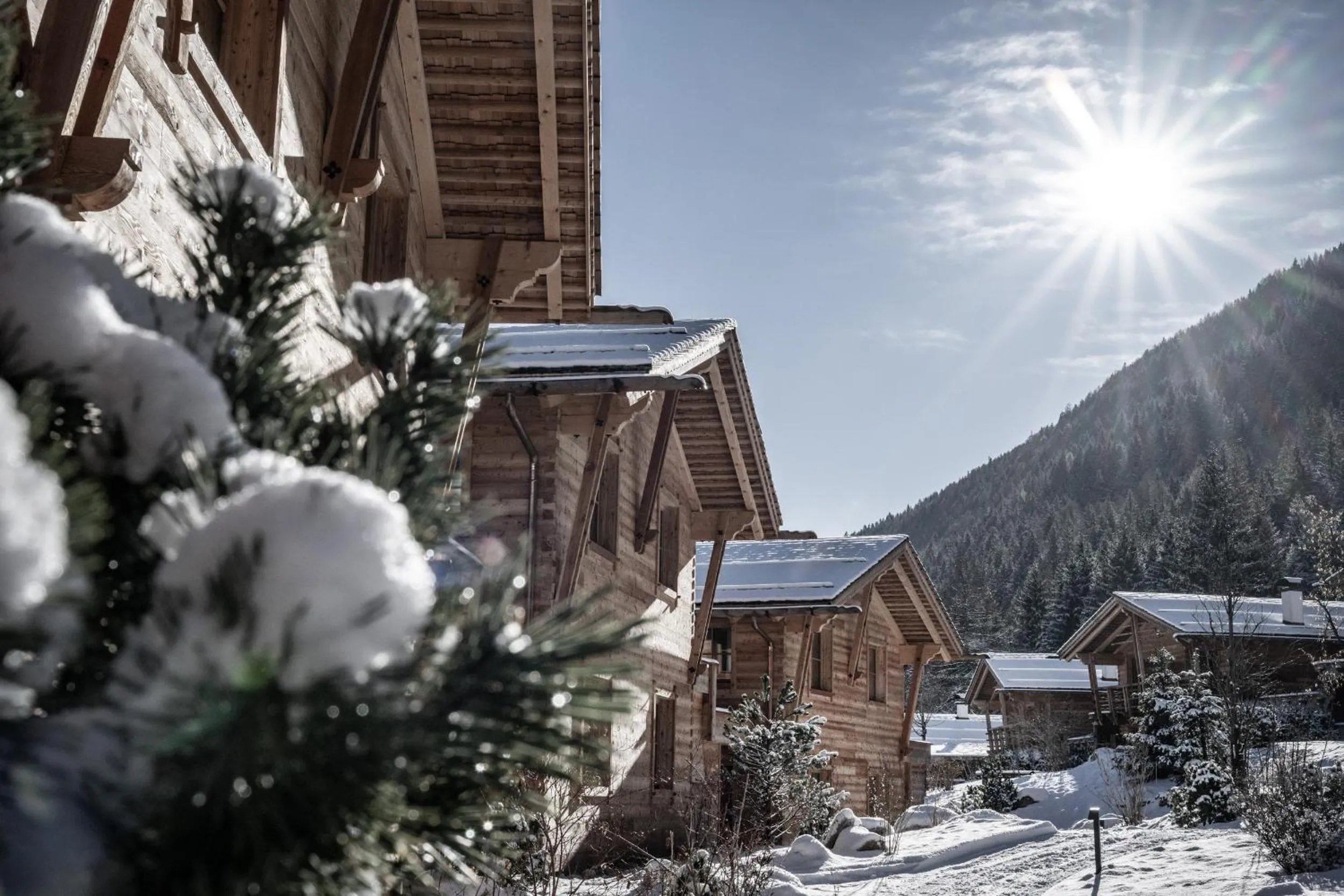 Property building in Valsegg Chalets Südtirol - luxury and private hideaway