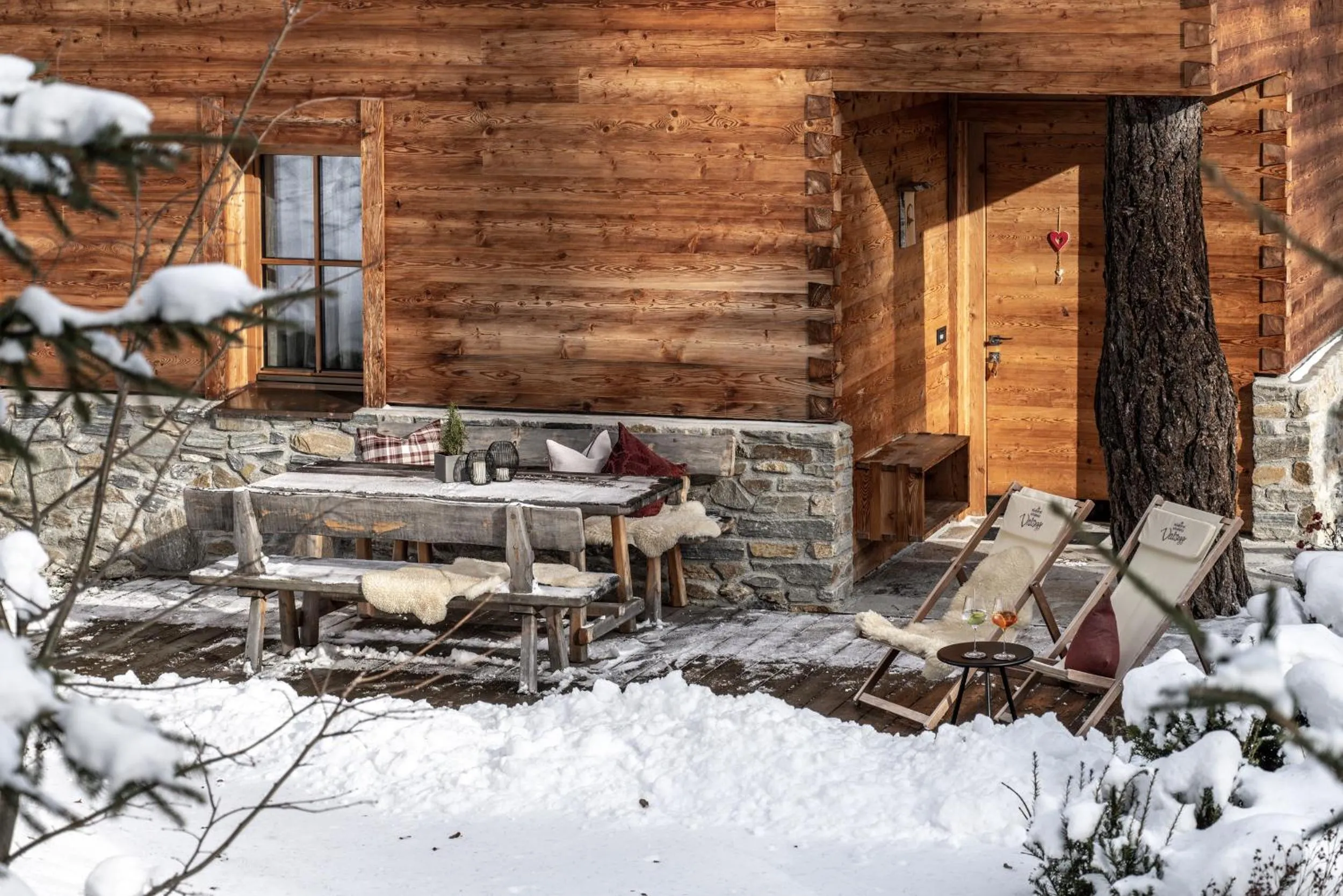 Property building in Valsegg Chalets Südtirol - luxury and private hideaway