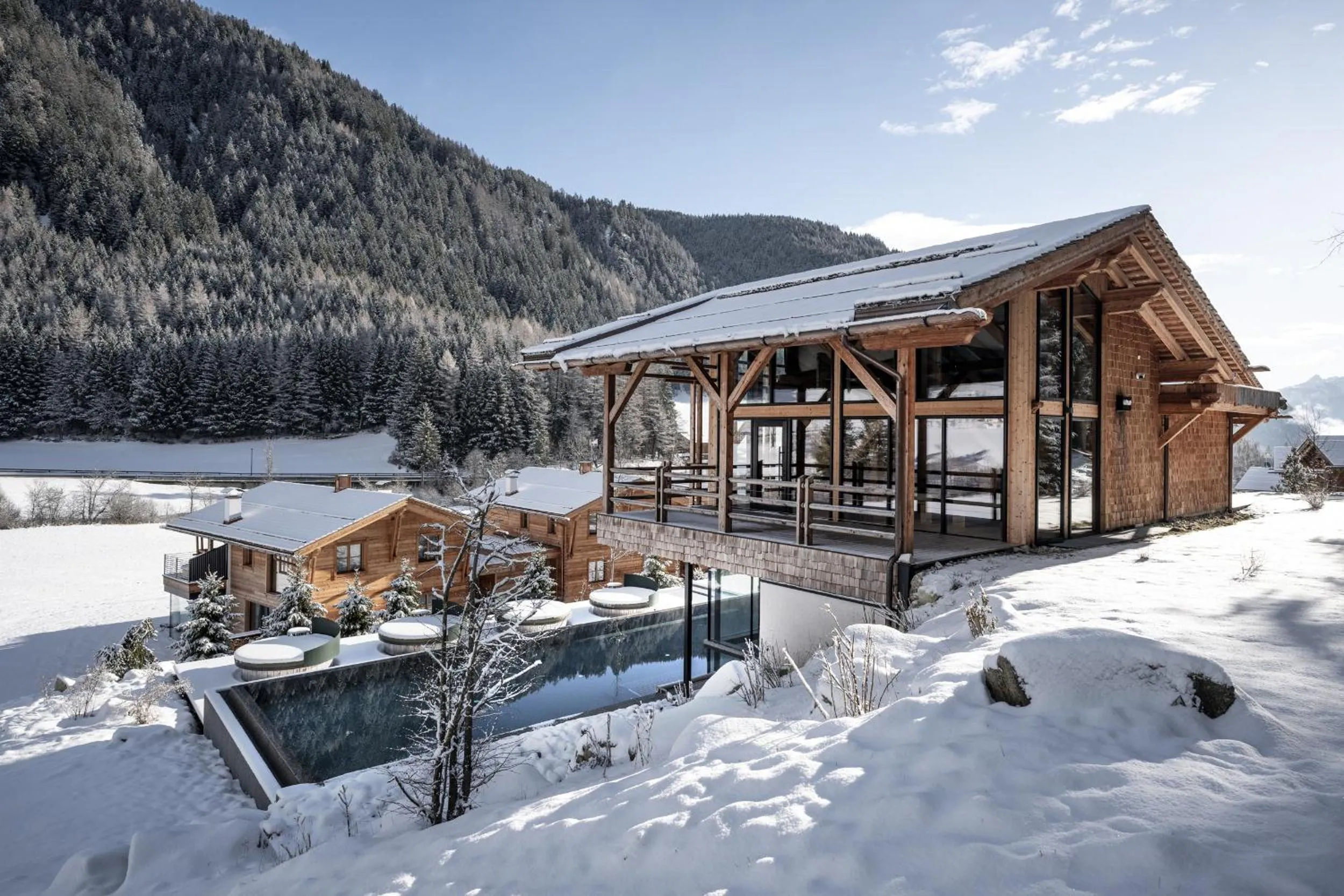 Property building in Valsegg Chalets Südtirol - luxury and private hideaway