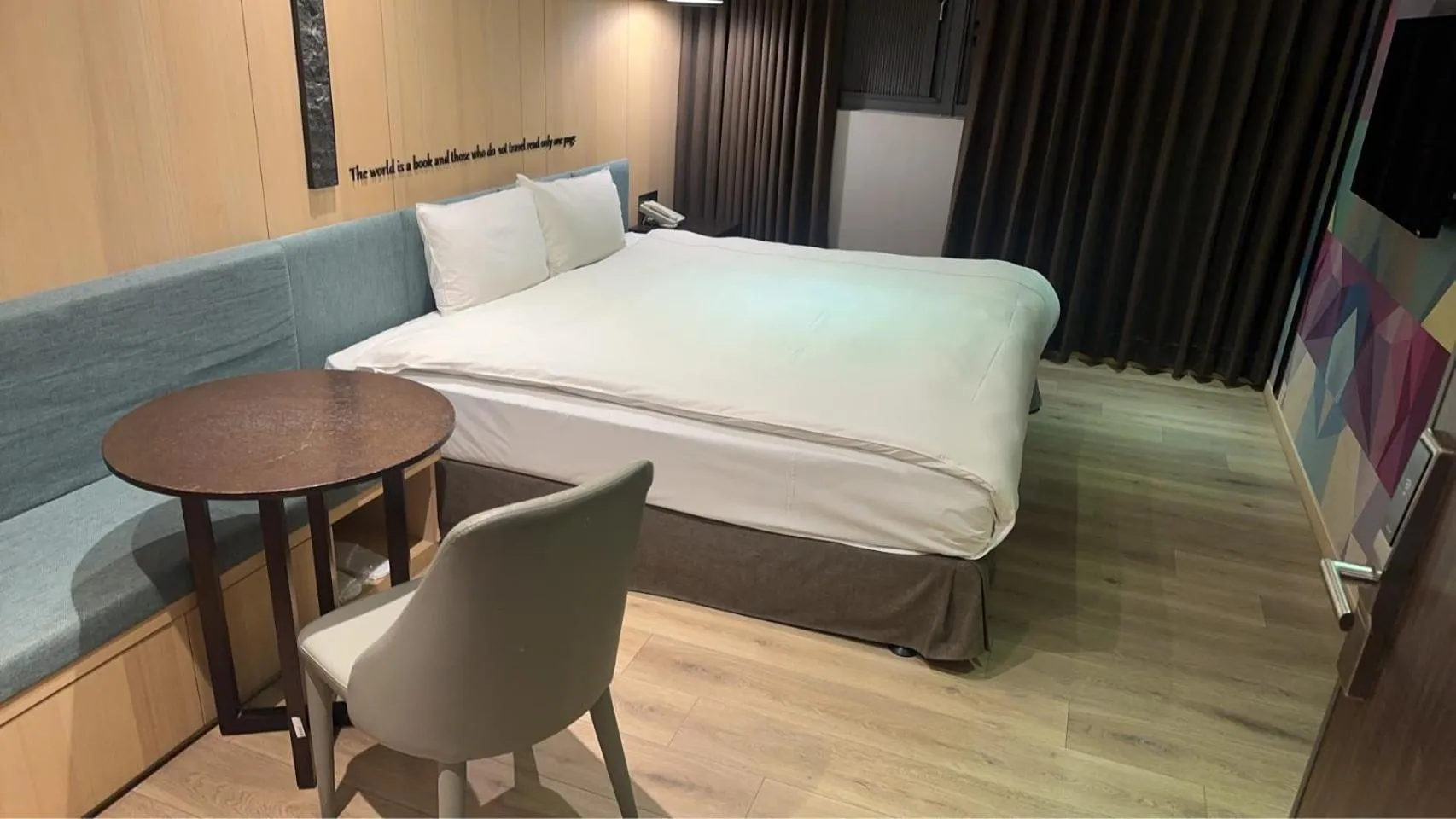 Photo of the whole room, Bed in CHECK inn Taichung Wenxin Zhongqing