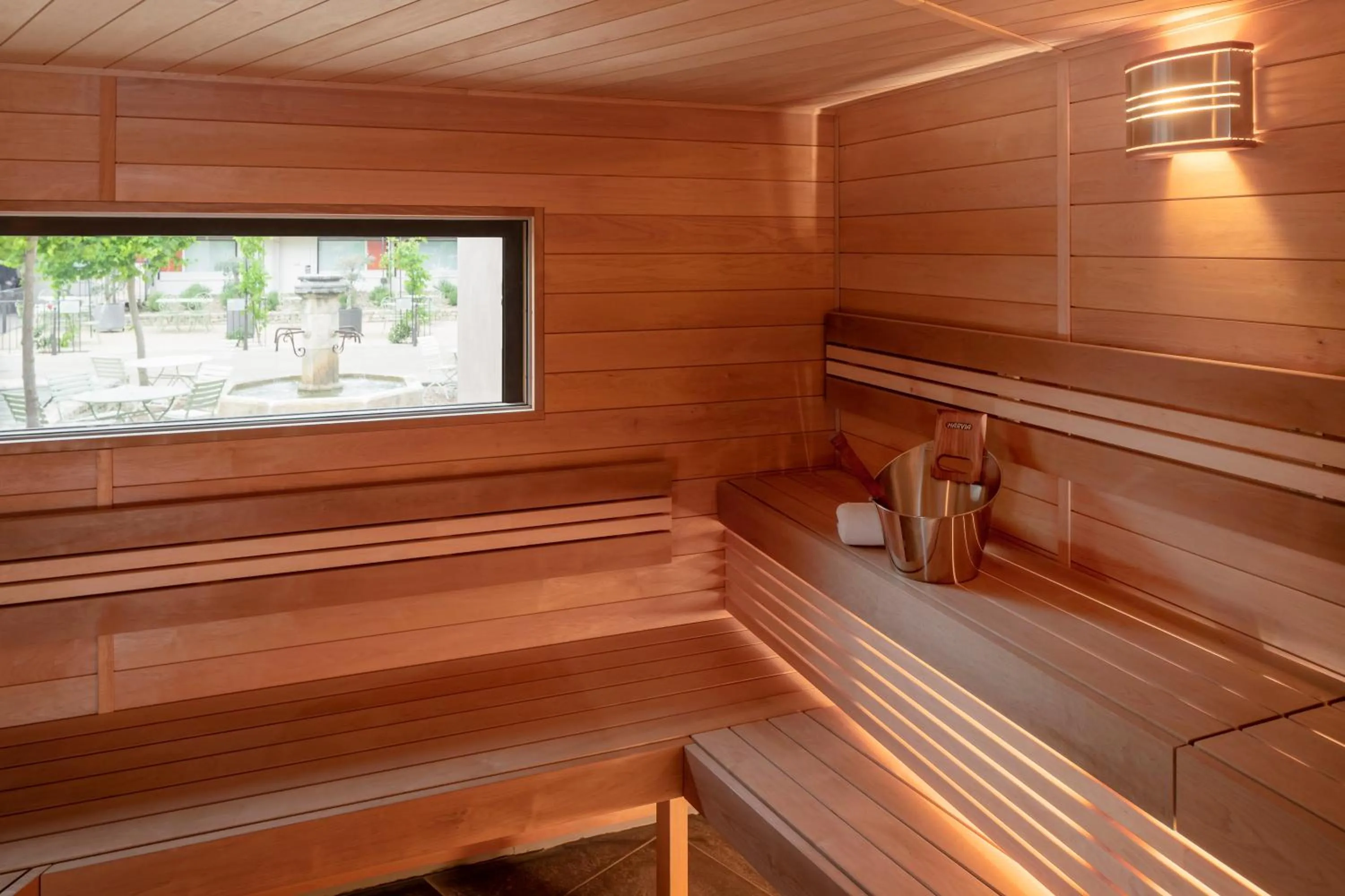 Sauna in Terre de Provence Hôtel & Spa